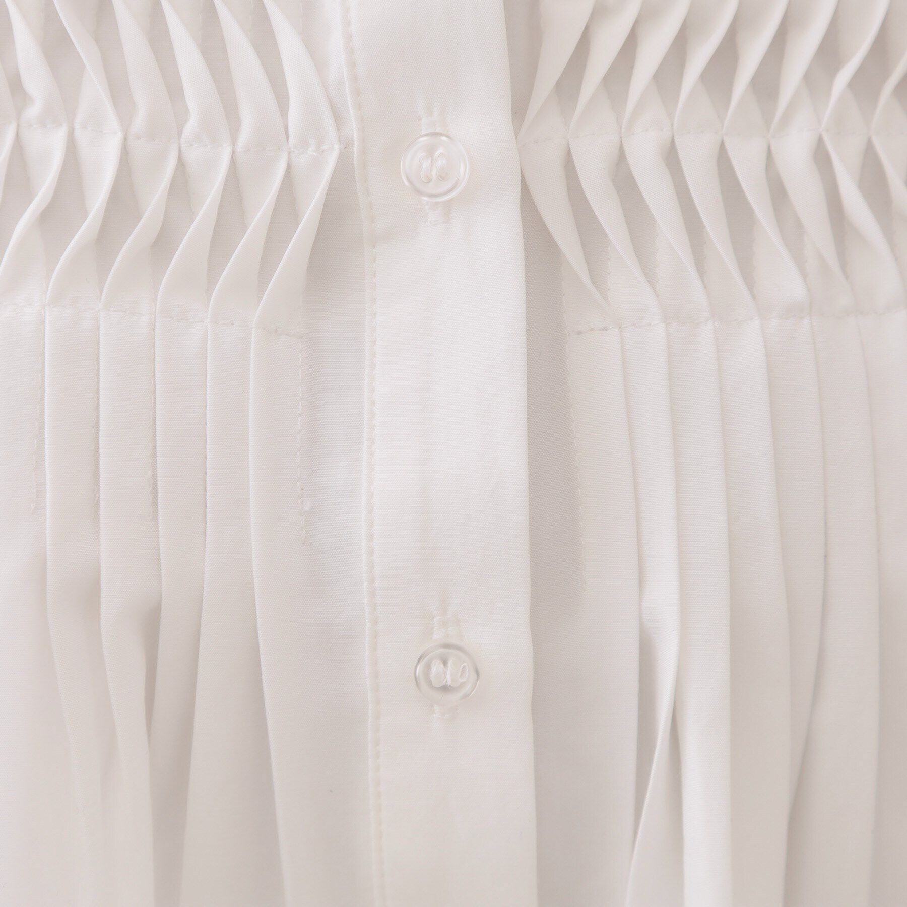 OPAQUE.CLIP「ピンタックフレアシャツ【洗濯機洗い可】」|シャツ・ブラウス|