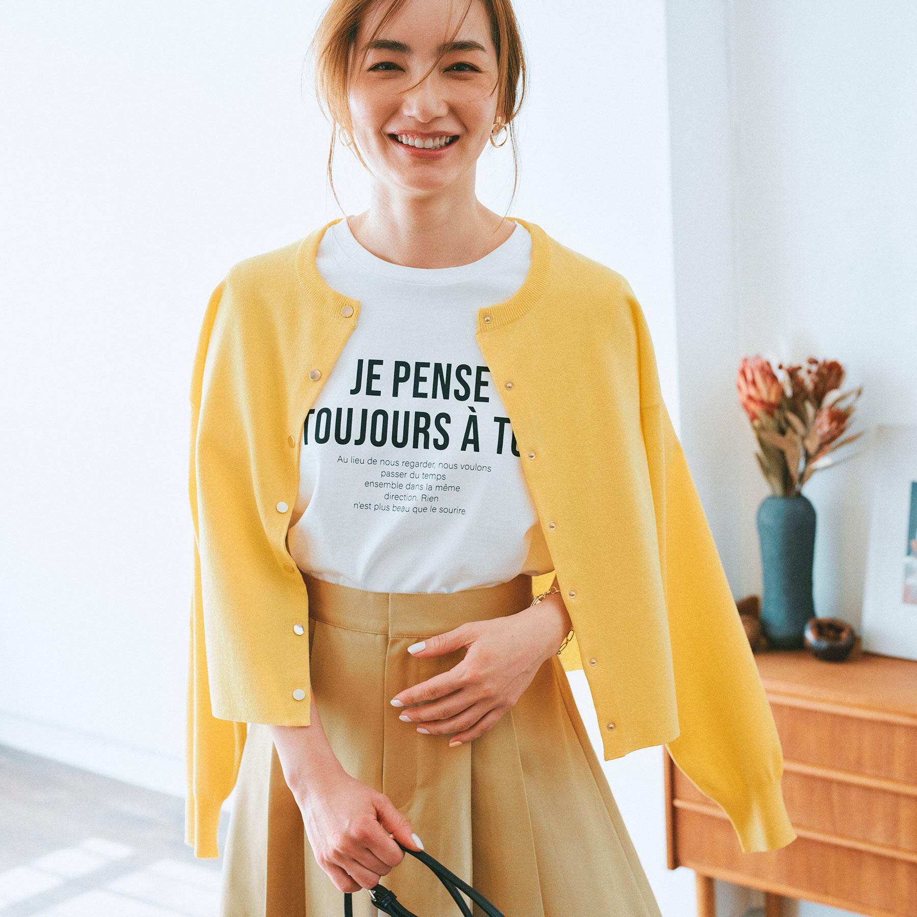 OPAQUE.CLIP「アソートロゴTシャツ【洗濯機洗い可】」|Tシャツ・カットソー|