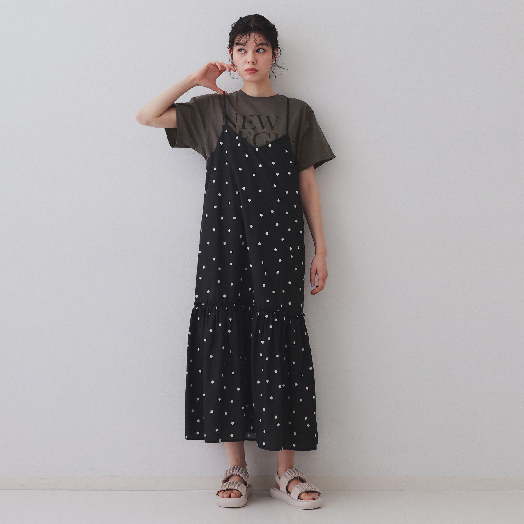 OPAQUE.CLIP「BIGロゴTシャツ【洗濯機洗い可】」|Tシャツ・カットソー|