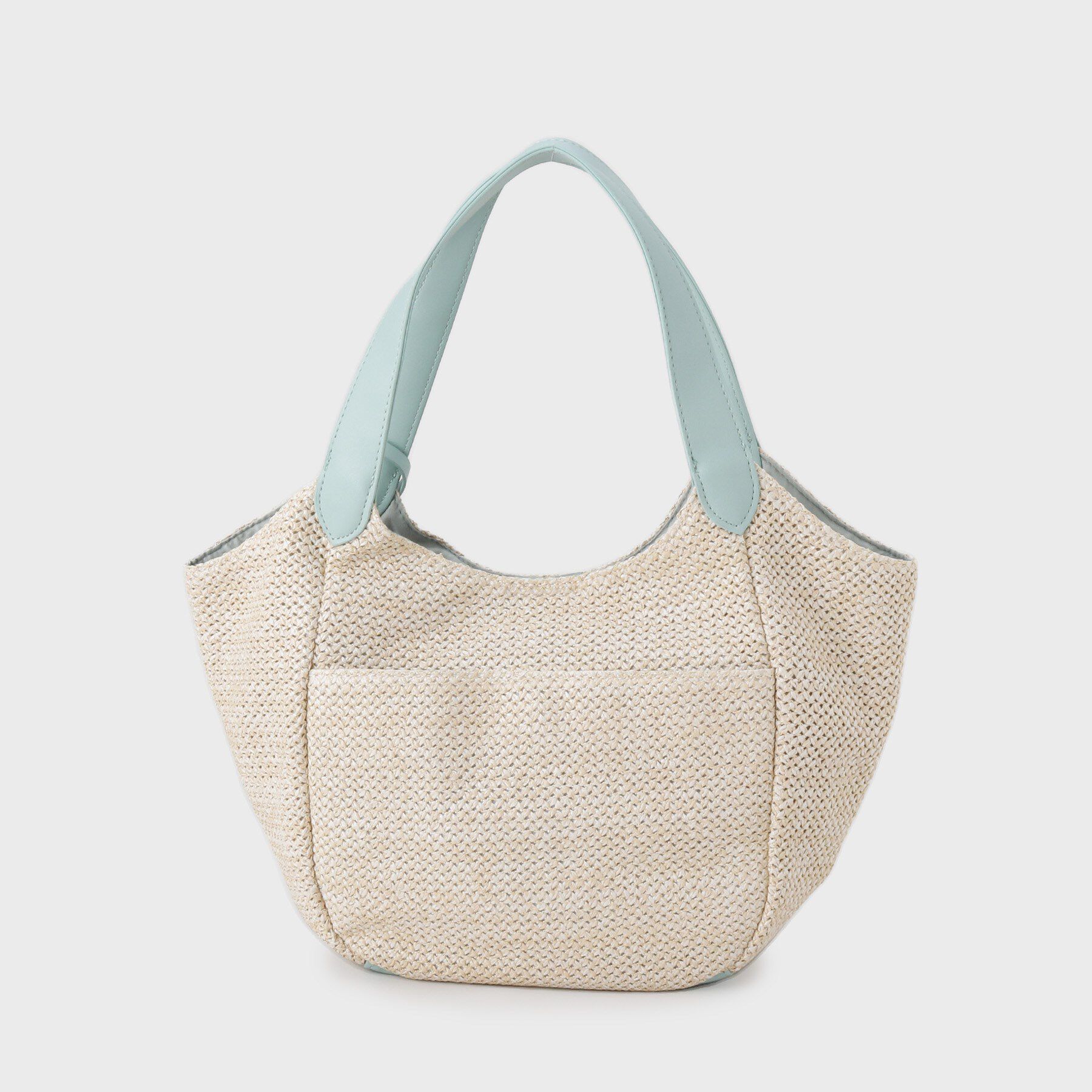 OPAQUE.CLIP「雑材合皮コンビマチ付きトートバッグ」|トートバッグ|