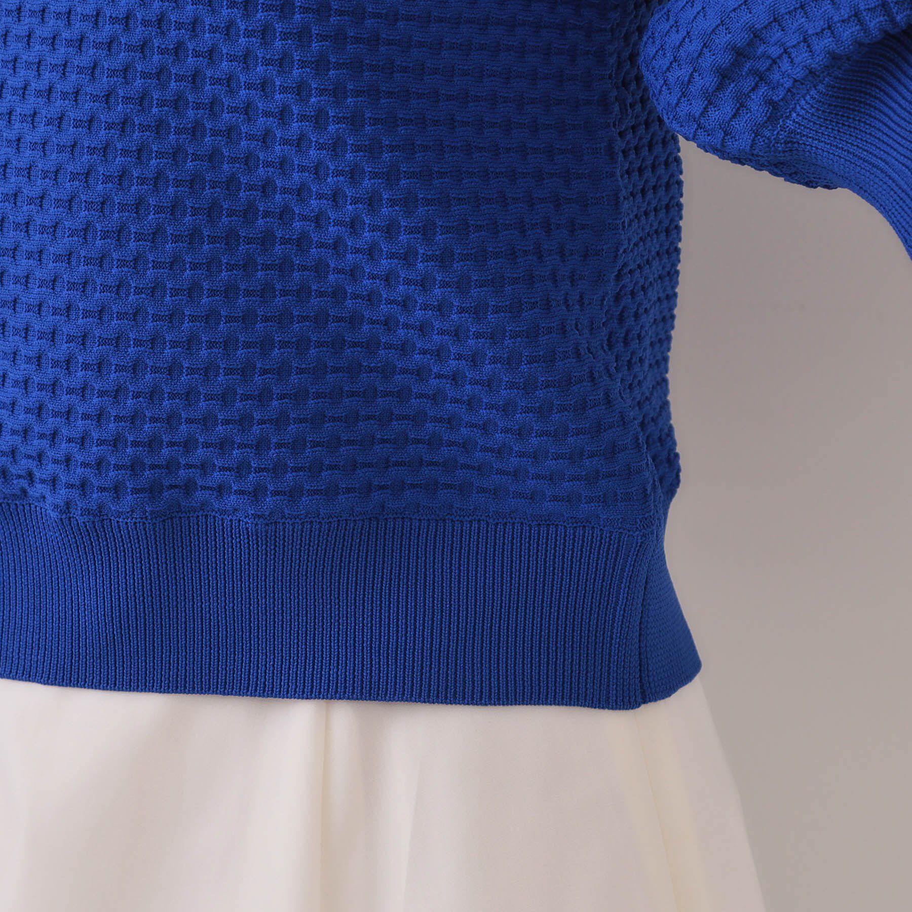 OPAQUE.CLIP「ぽこぽこパフスリーブニット【洗濯機洗い可/抗ピル】」|ニット・セーター|