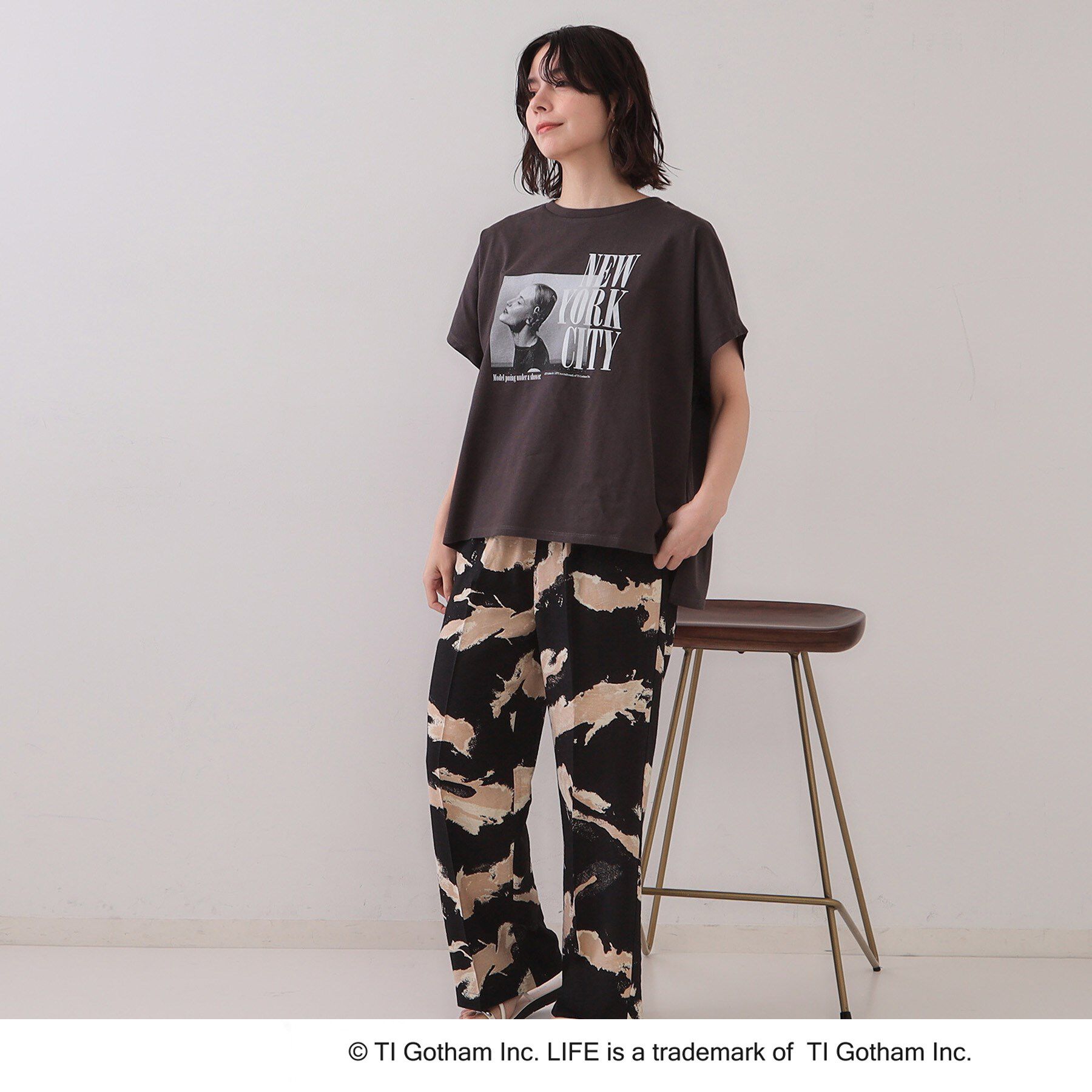 OPAQUE.CLIP「【LIFE（ライフ）】フォトTシャツ」|Tシャツ・カットソー|