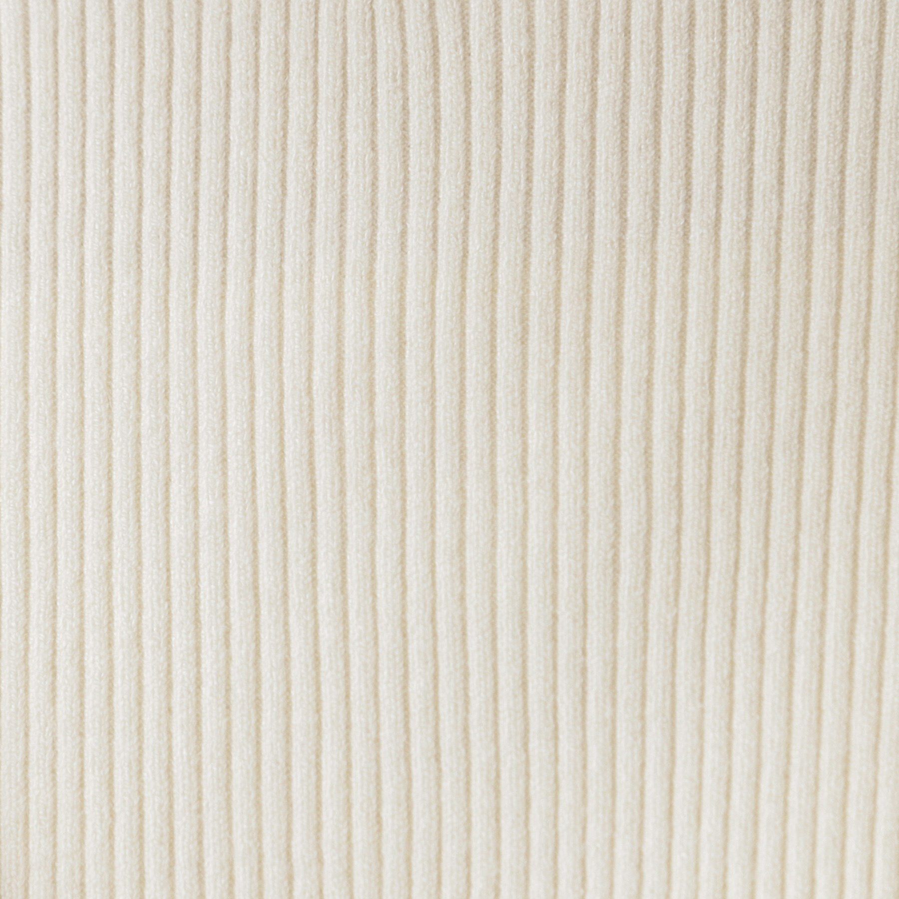 Couture broach「【プチプラ・フェミニンもカジュアルも】サステナブル　バックパール調プチフリルリブ」|ニット・セーター|