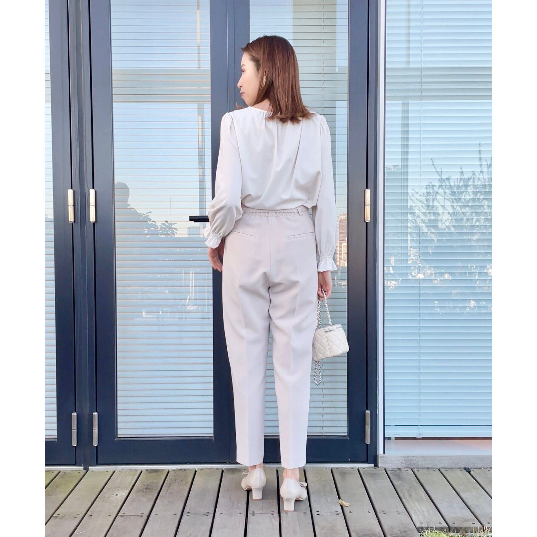 Couture broach「【セレモニーシーン/お仕事にも】ラッフルフリルブラウス」|シャツ・ブラウス|