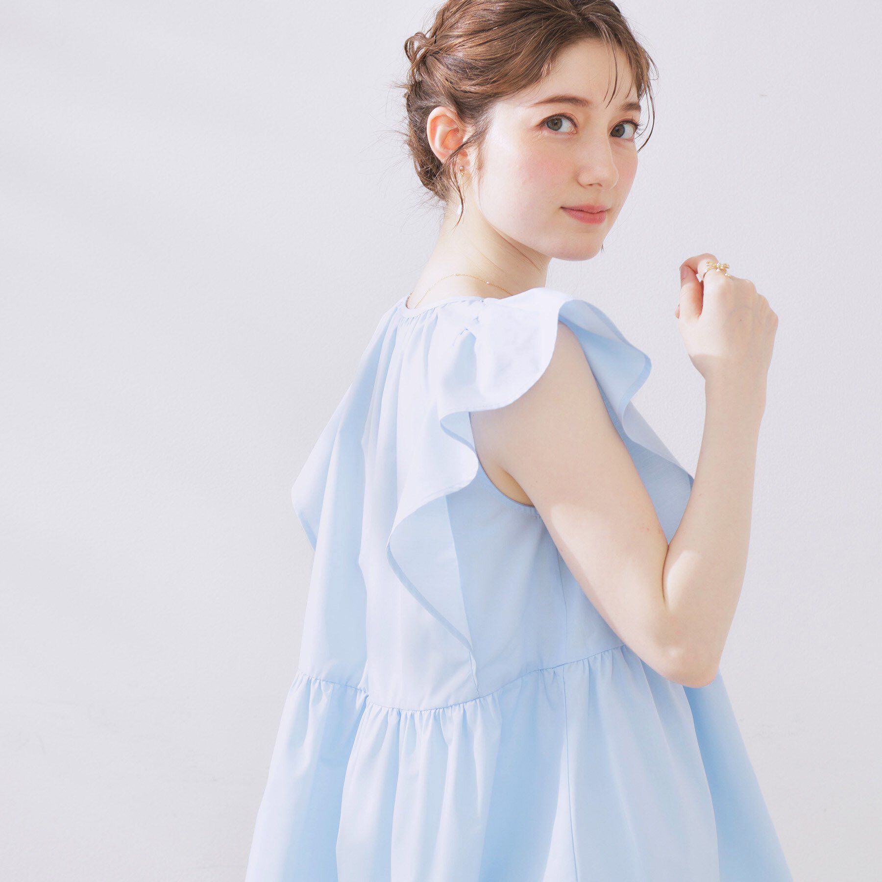 Couture broach「フロントレースTCブロードチュニック」|チュニック|