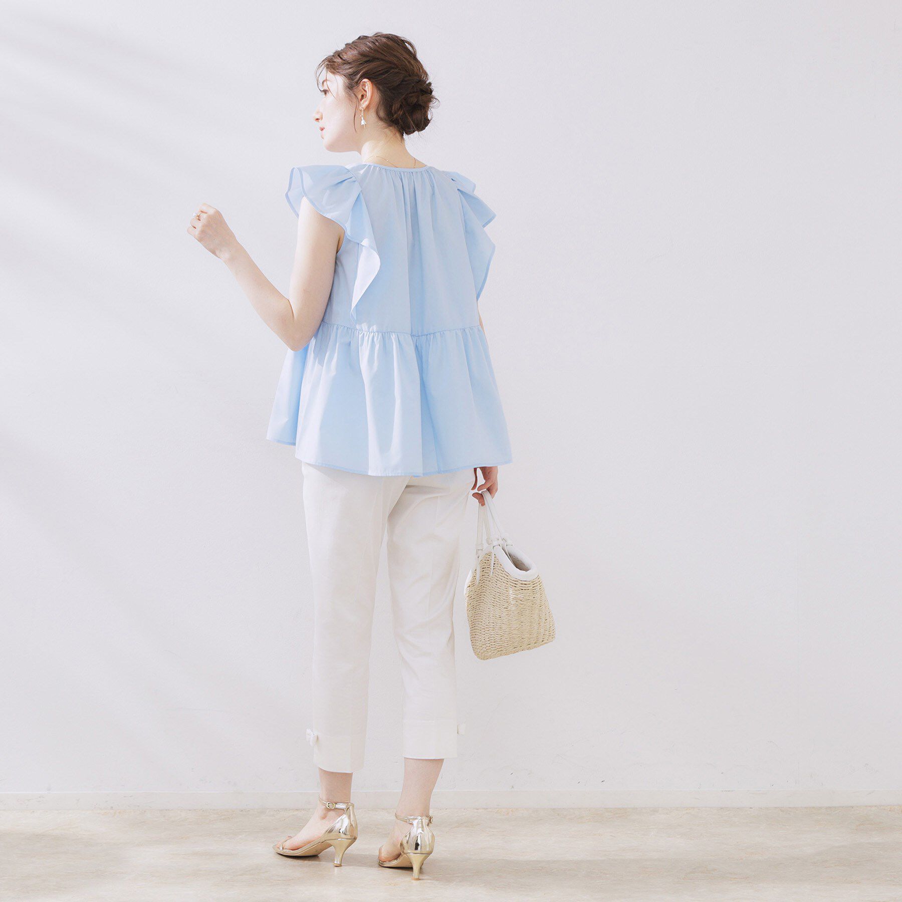 Couture broach「フロントレースTCブロードチュニック」|チュニック|