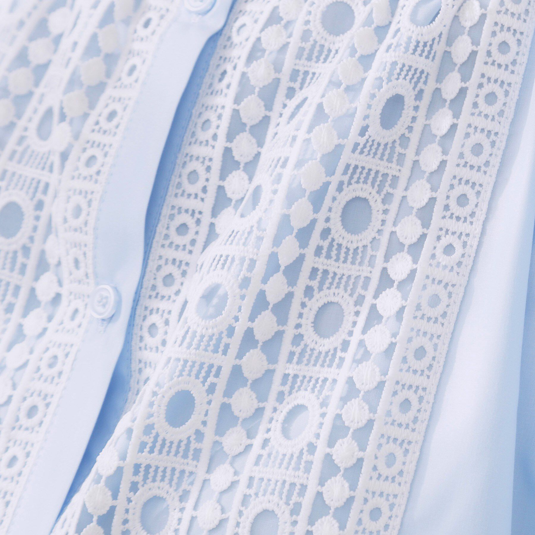 Couture broach「フロントレースTCブロードチュニック」|チュニック|