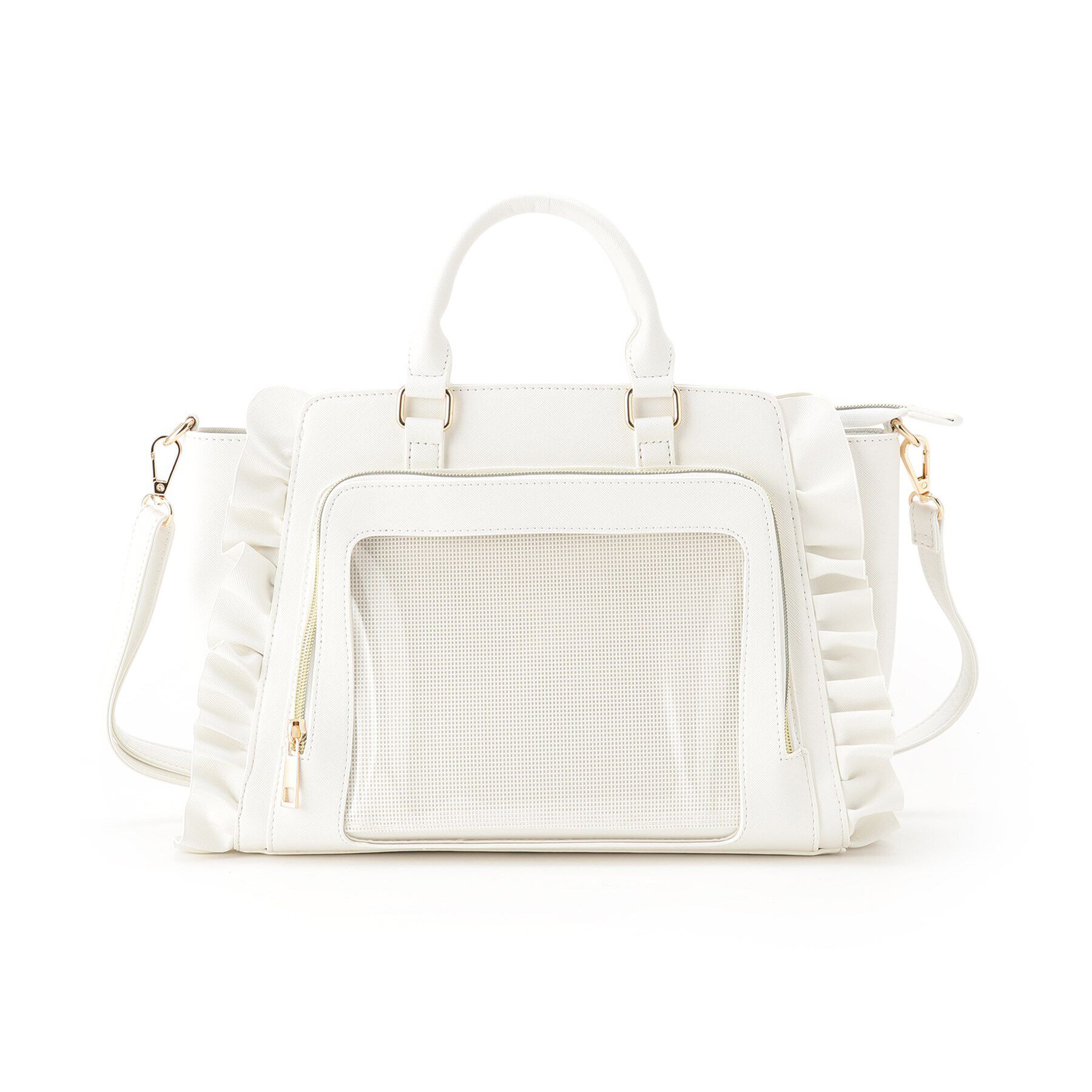 PINK-latte「【推し活】2WAYフリルバッグ」|トートバッグ|