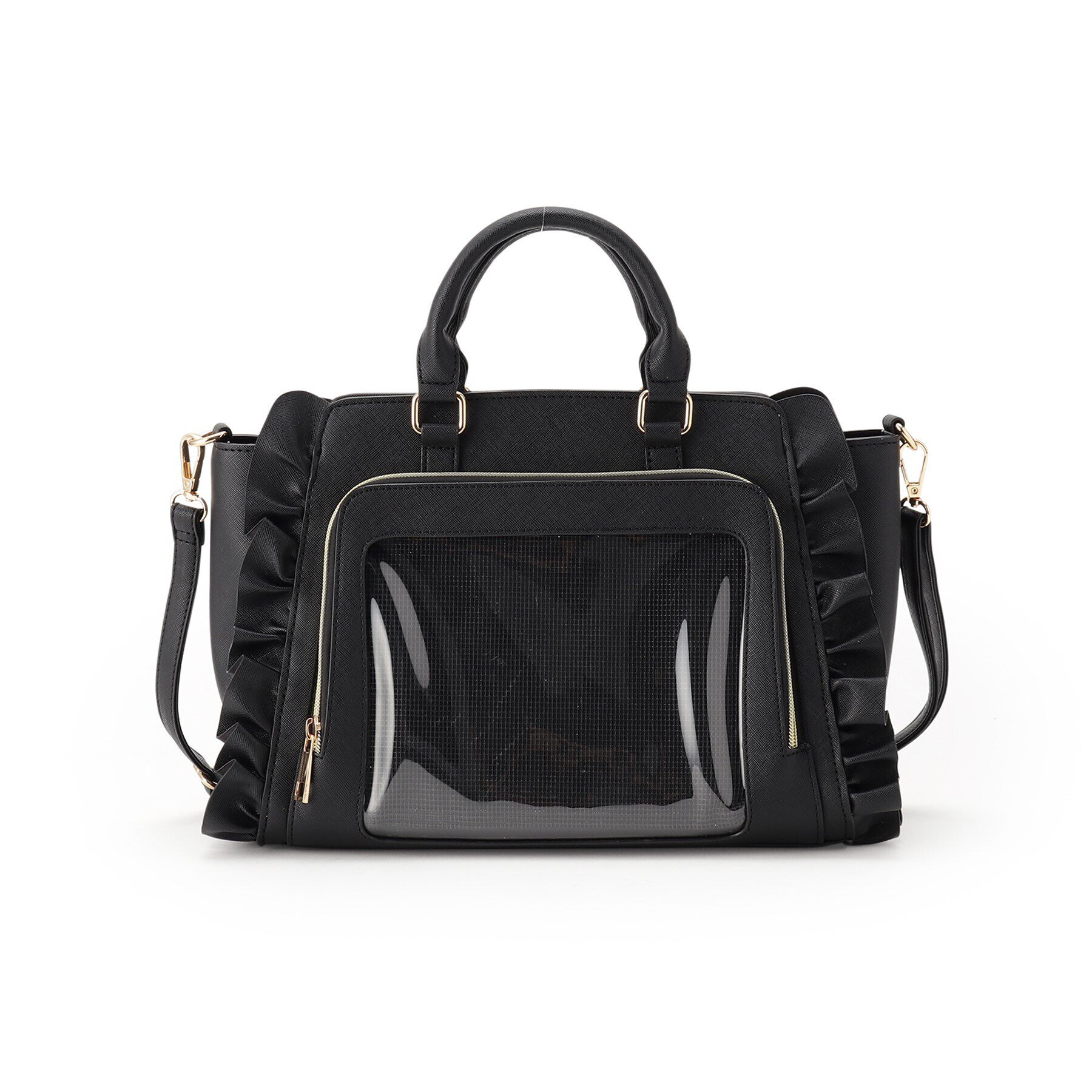 PINK-latte「【推し活】2WAYフリルバッグ」|トートバッグ|