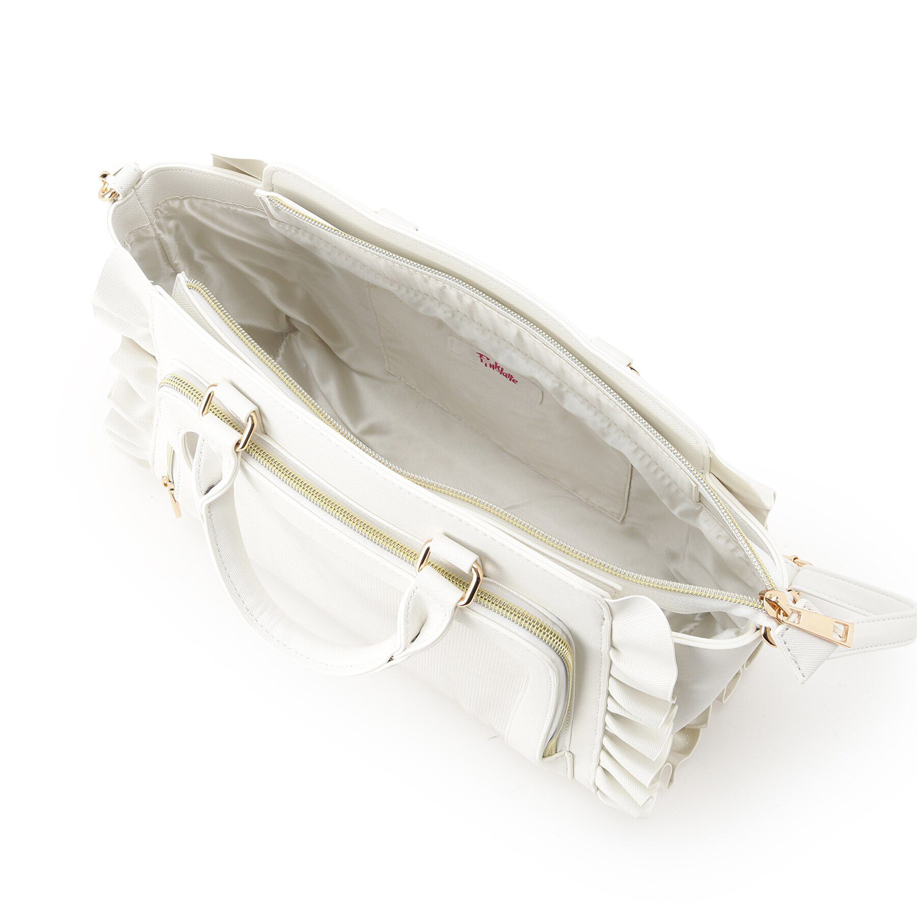 PINK-latte「【推し活】2WAYフリルバッグ」|トートバッグ|