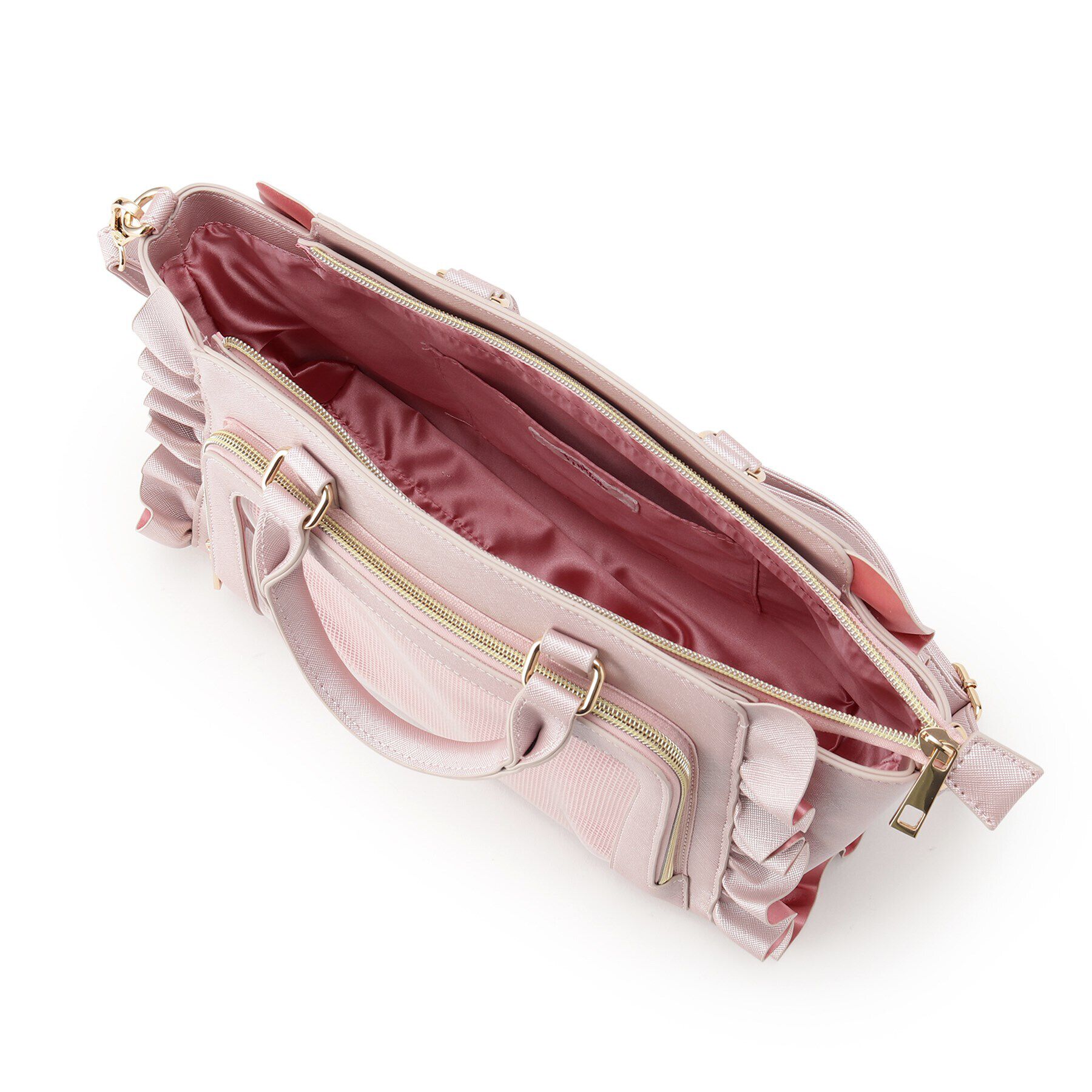 PINK-latte「【推し活】2WAYフリルバッグ」|トートバッグ|