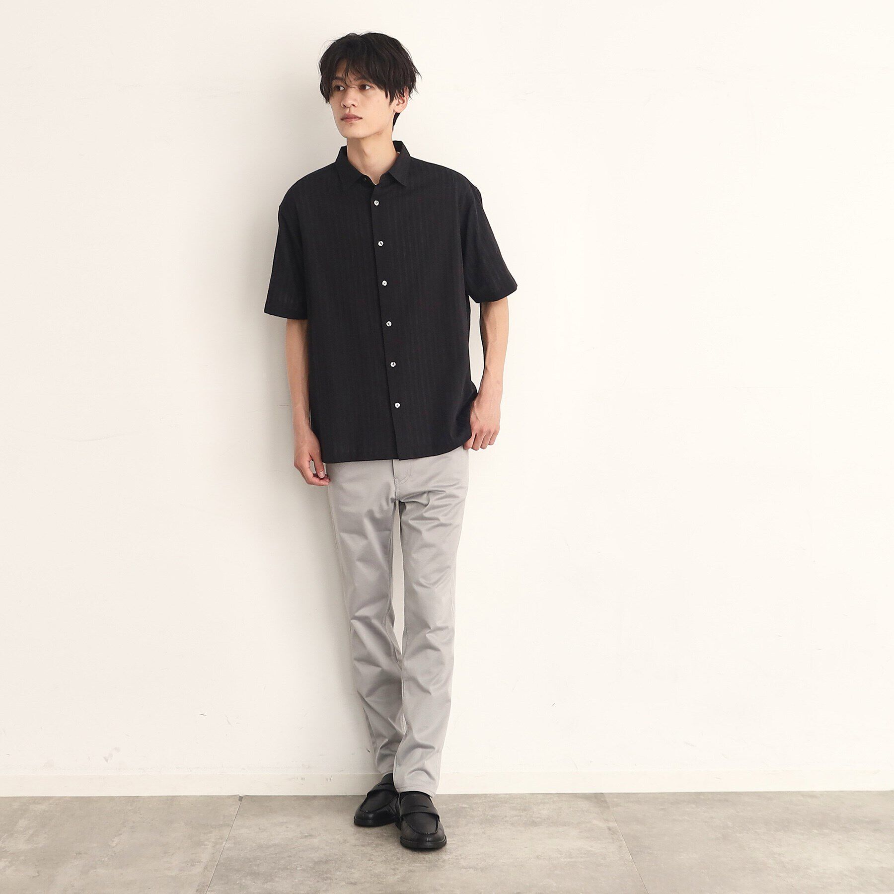 THE SHOP TK「コットンレース半袖シャツ」|シャツ・ブラウス|