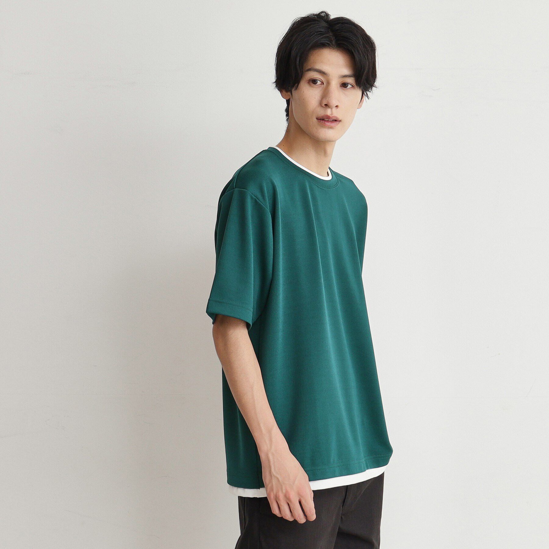 THE SHOP TK「アムンゼンフェイクプルオーバー」|Tシャツ・カットソー|