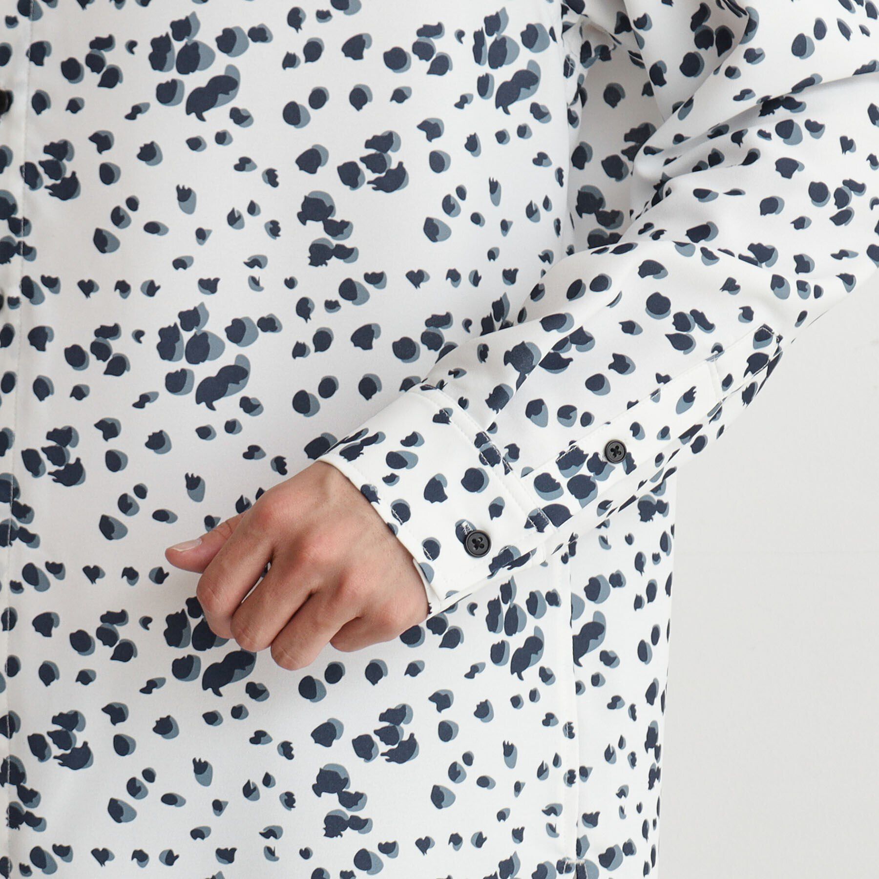 THE SHOP TK「ドットプリント柄シャツ」|シャツ・ブラウス|