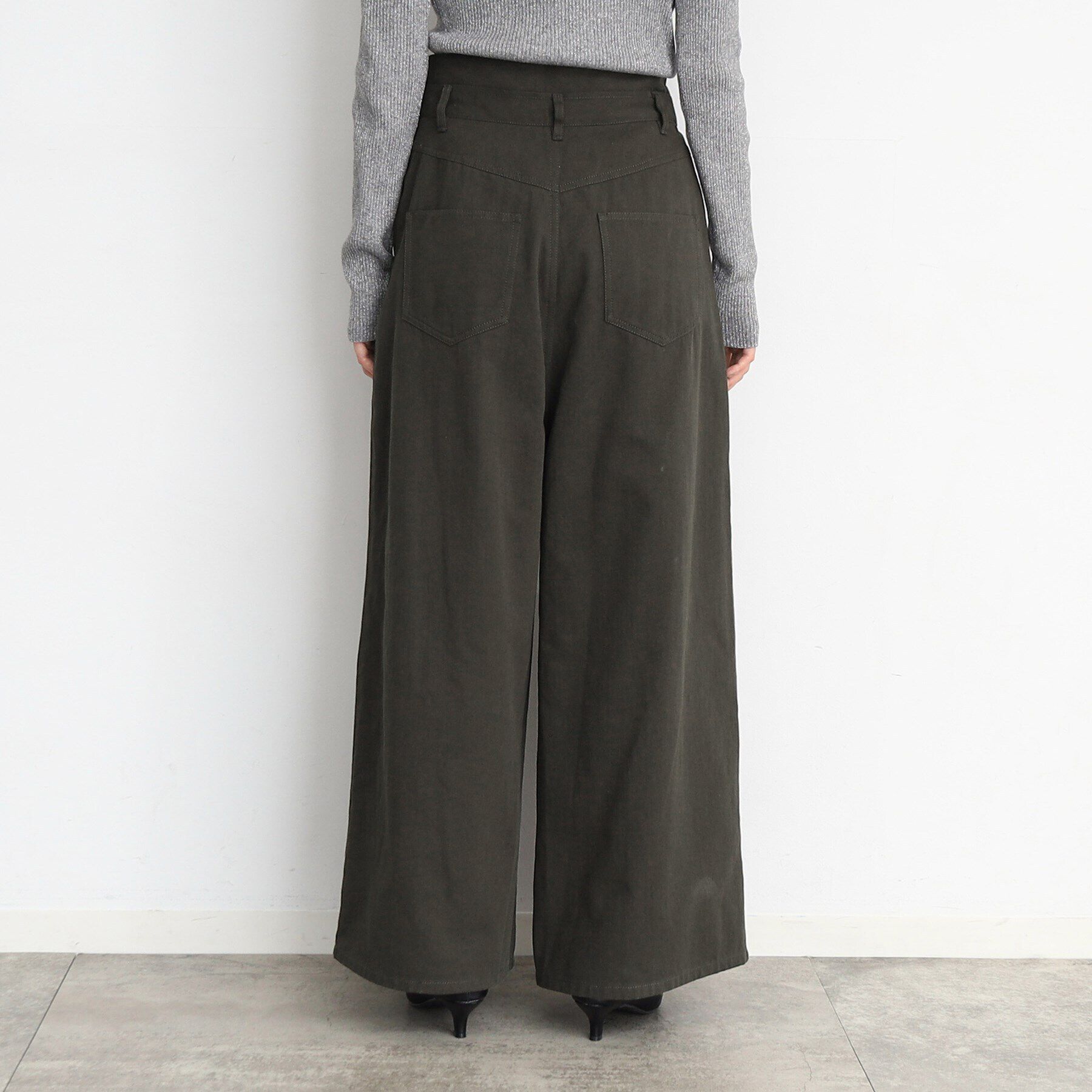 THE SHOP TK「【ヒルナンデス！で紹介】チノタックワイドパンツ /洗える」|その他|