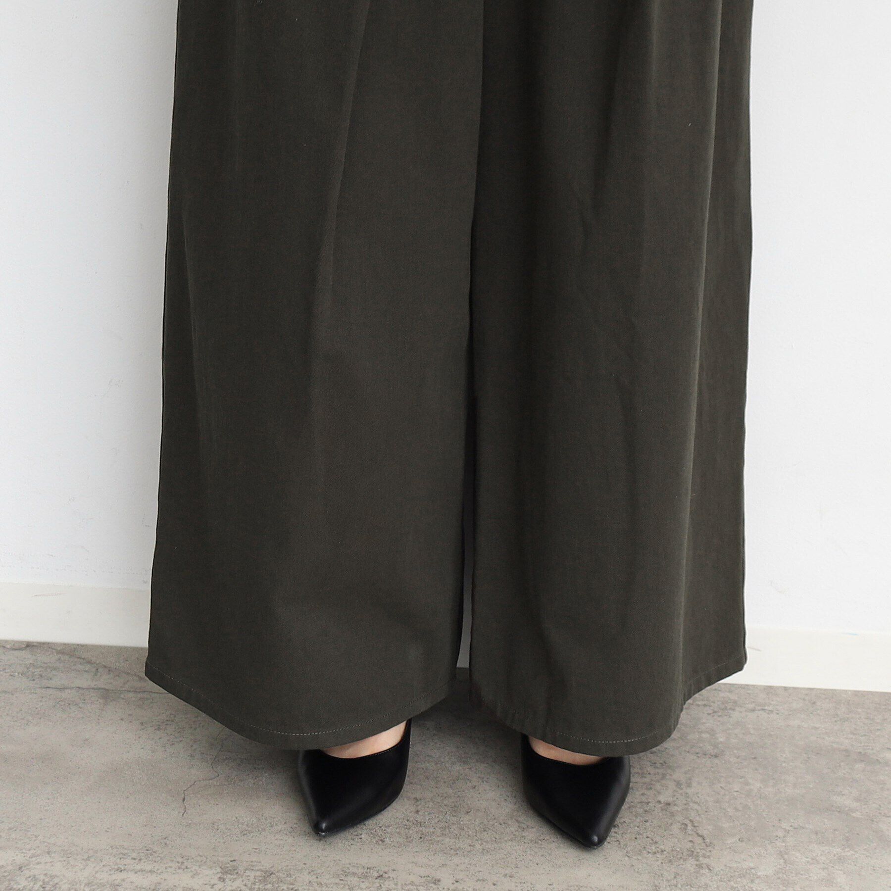 THE SHOP TK「【ヒルナンデス！で紹介】チノタックワイドパンツ /洗える」|その他|