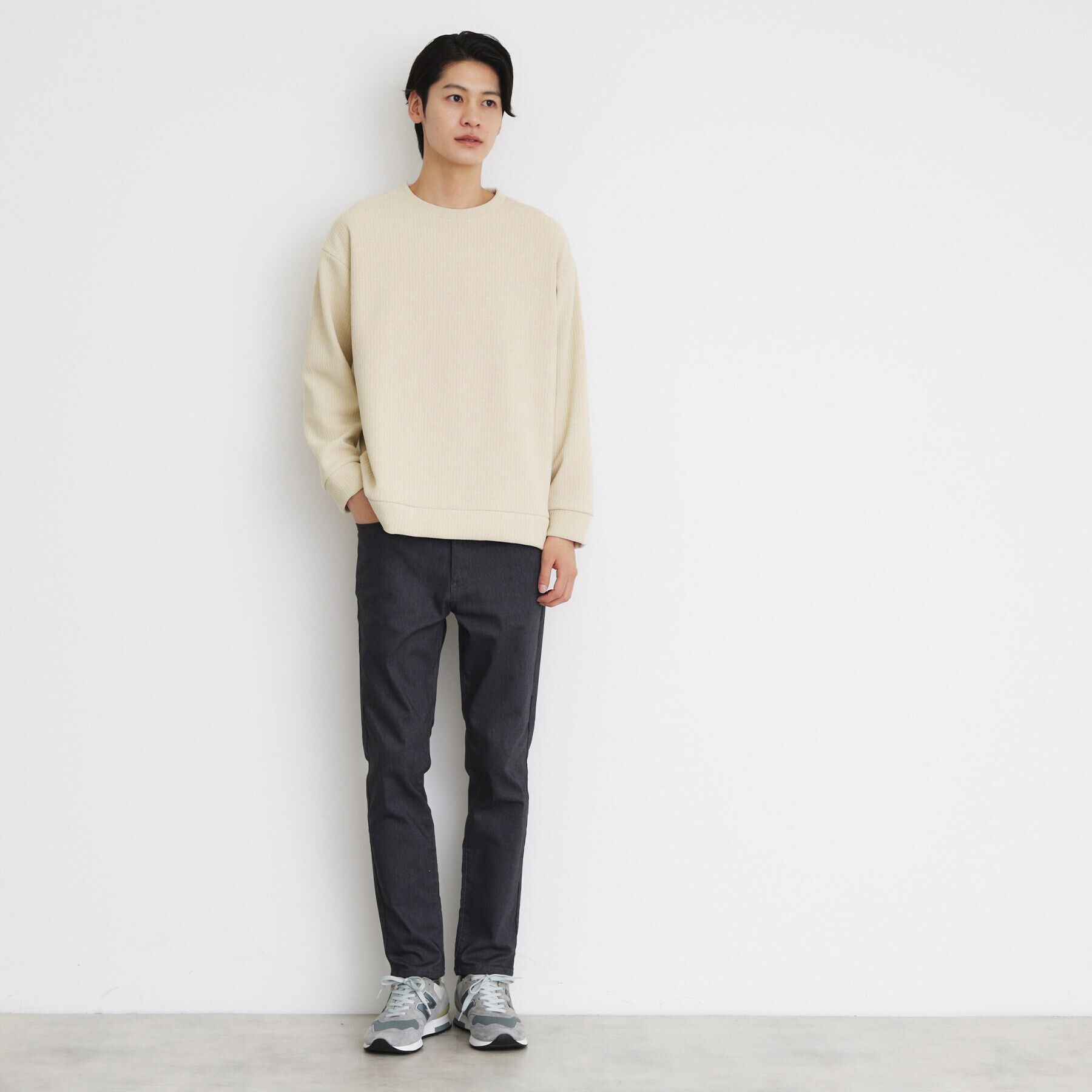 THE SHOP TK「ジャカードモールボアプルオーバー」|Tシャツ・カットソー|