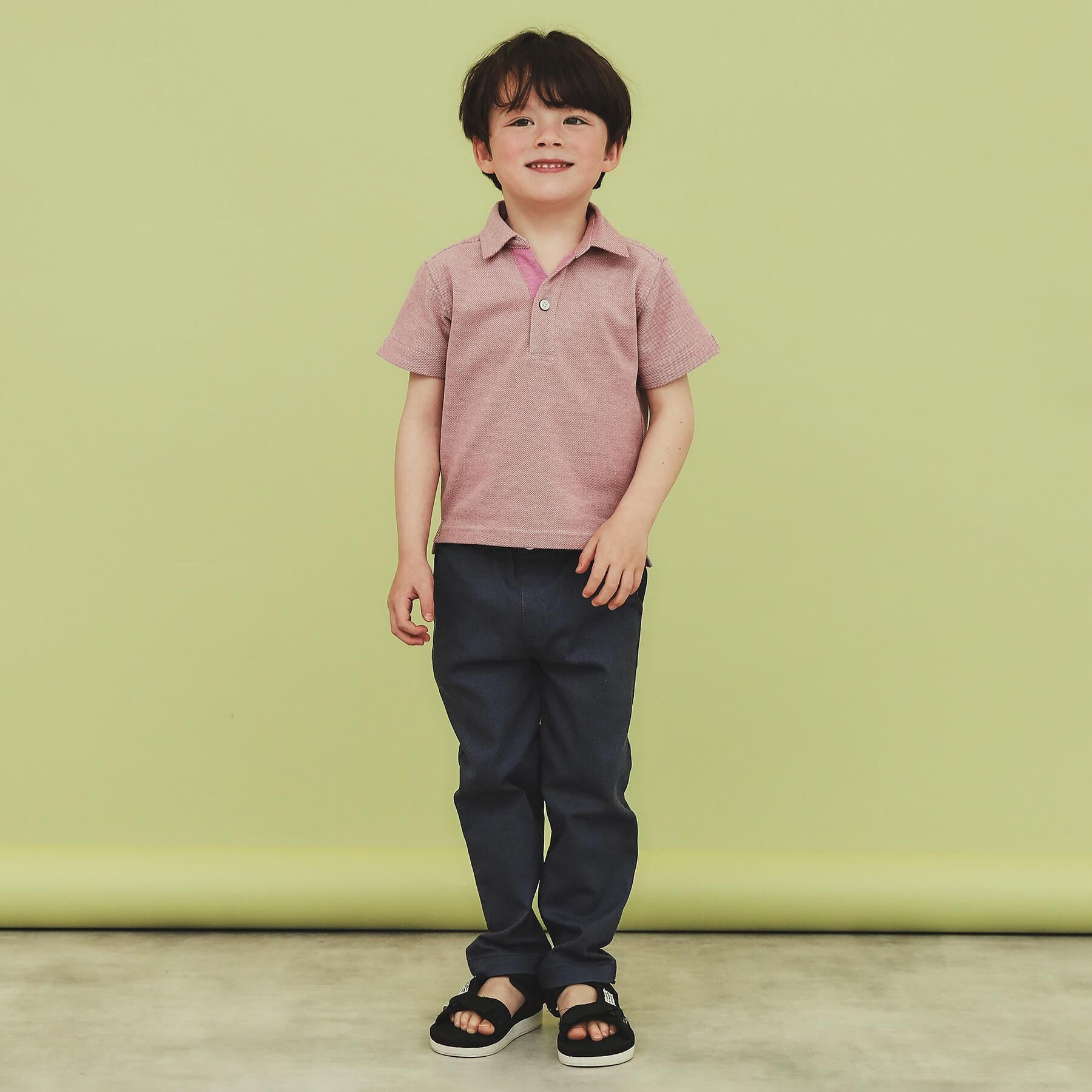 THE SHOP TK「【100-160】のびーるストレートパンツ/洗濯機OK」|その他|