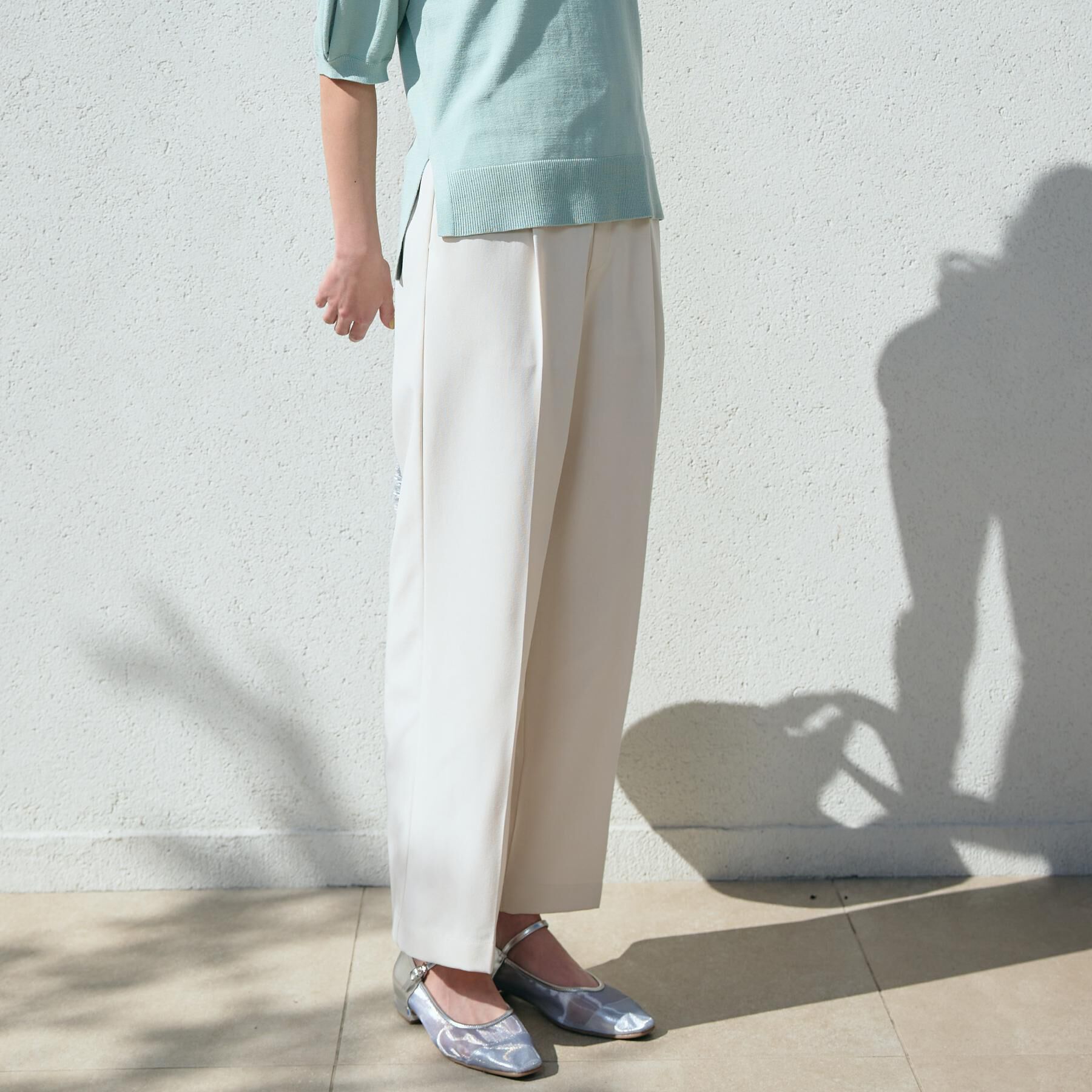 THE SHOP TK「【XS-XLサイズ】麻調ワイドパンツ/洗濯機OK/from the VOICE」|その他|