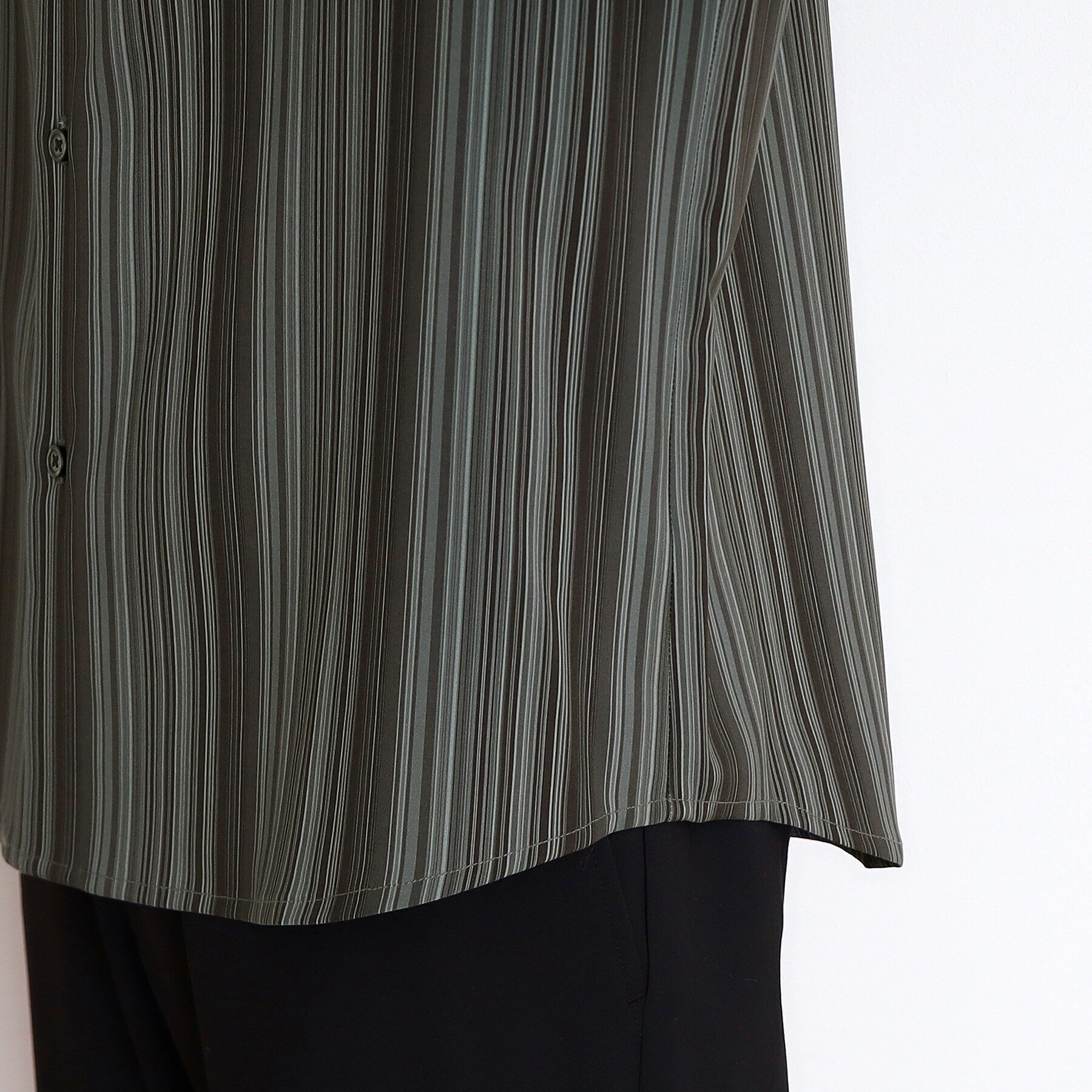 THE SHOP TK「マルチストライプ長袖シャツ」|シャツ・ブラウス|