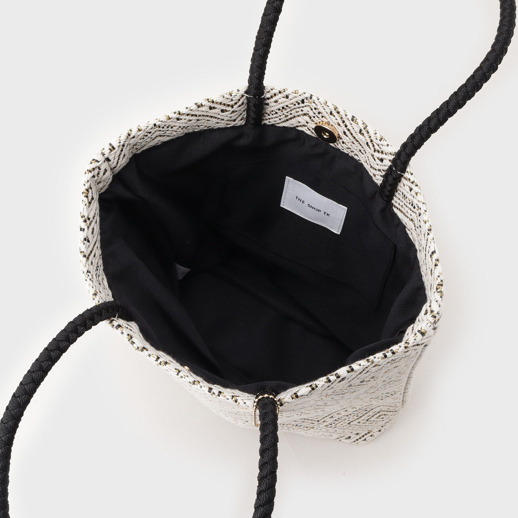 THE SHOP TK「ラメ幾何柄トートバッグ」|トートバッグ|