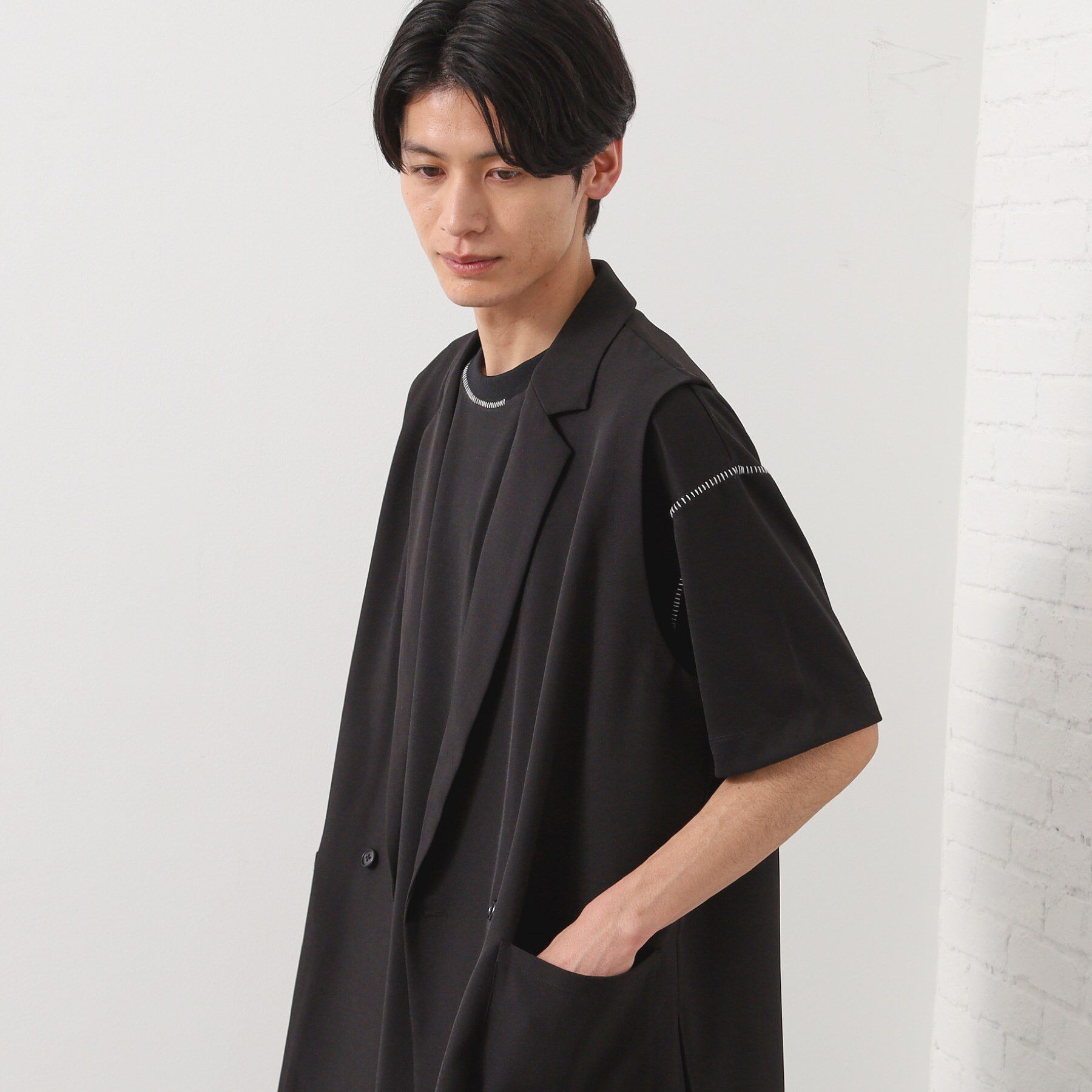 THE SHOP TK「ダブルジレ【セットアップ可/洗濯機OK】」|ベスト・ジレ|