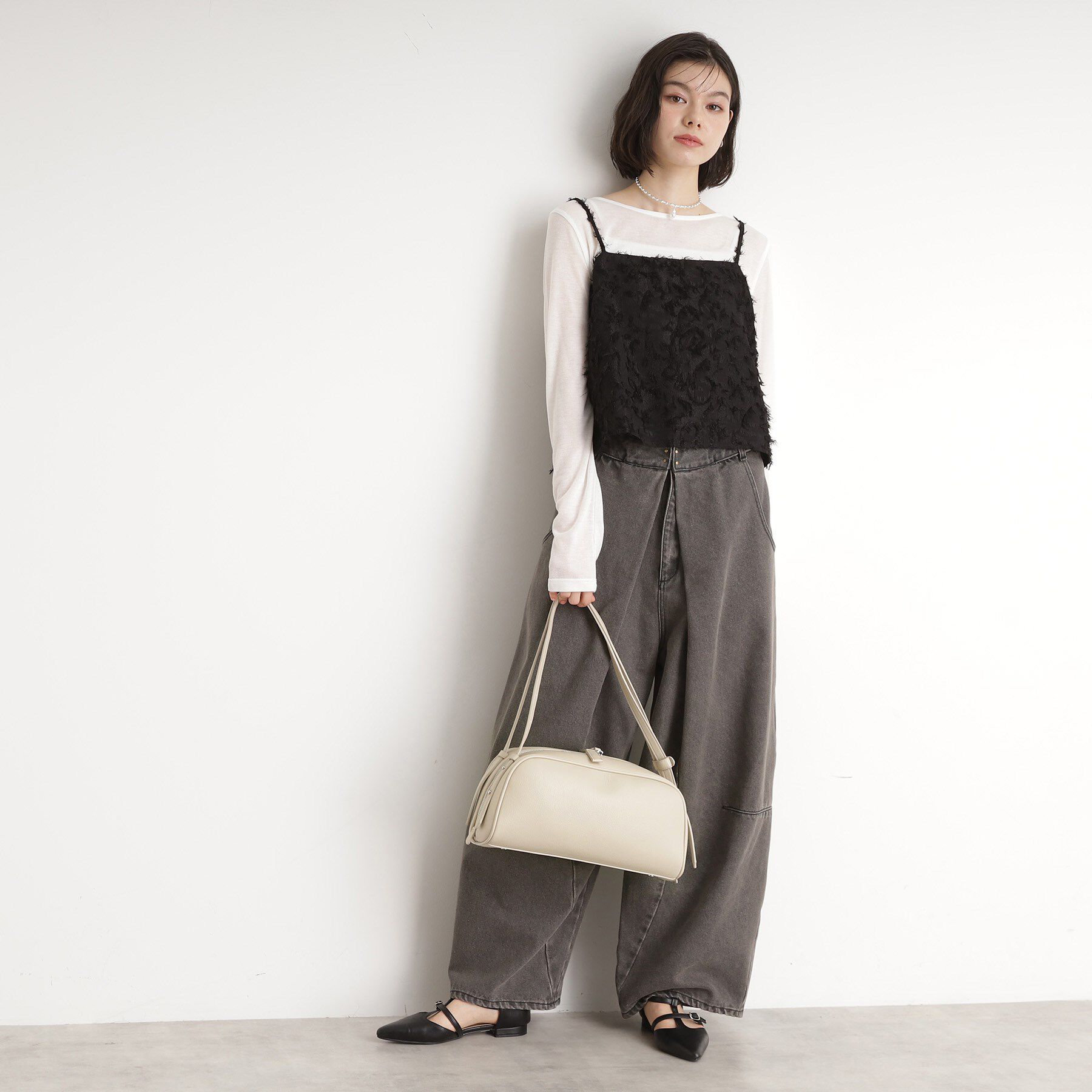 THE SHOP TK「スクエアワイドトートバッグ」|トートバッグ|