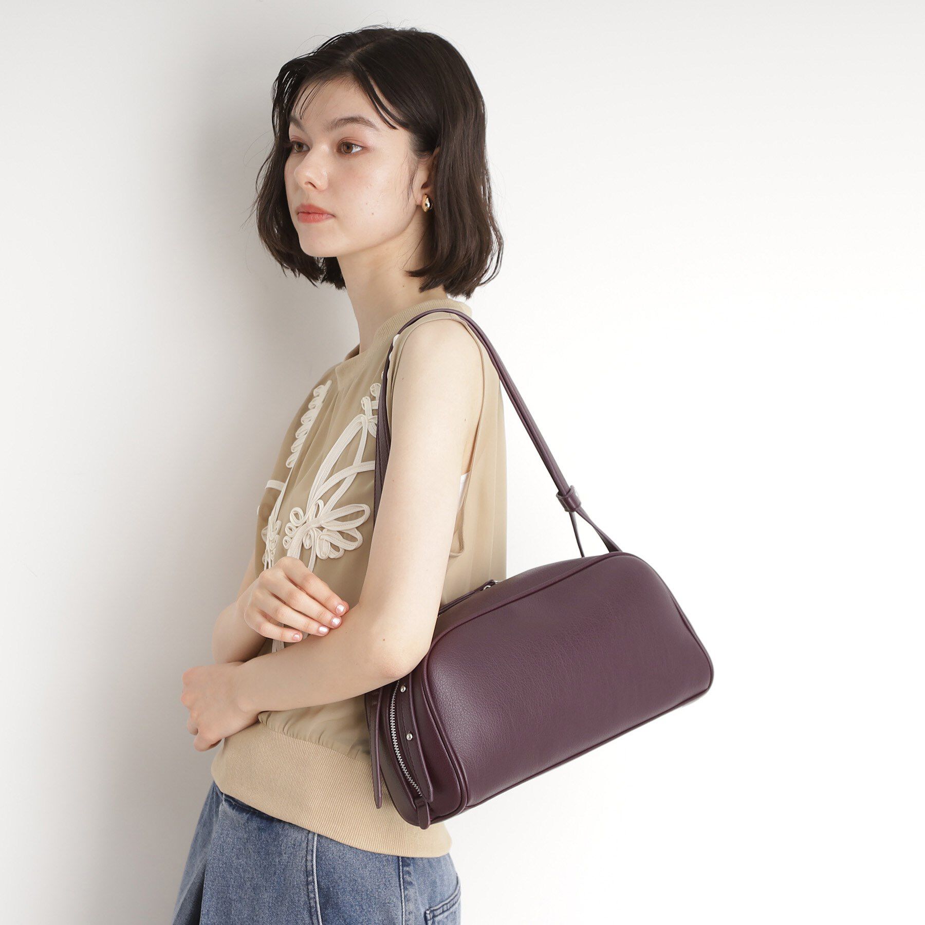 THE SHOP TK「スクエアワイドトートバッグ」|トートバッグ|