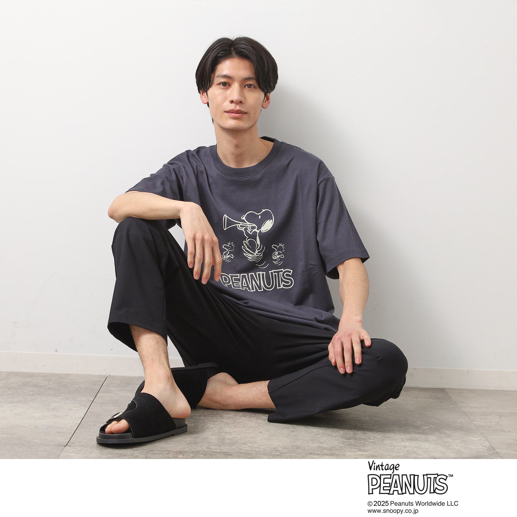 THE SHOP TK「75周年PEANUTSデザイン半袖Tシャツ」|Tシャツ・カットソー|