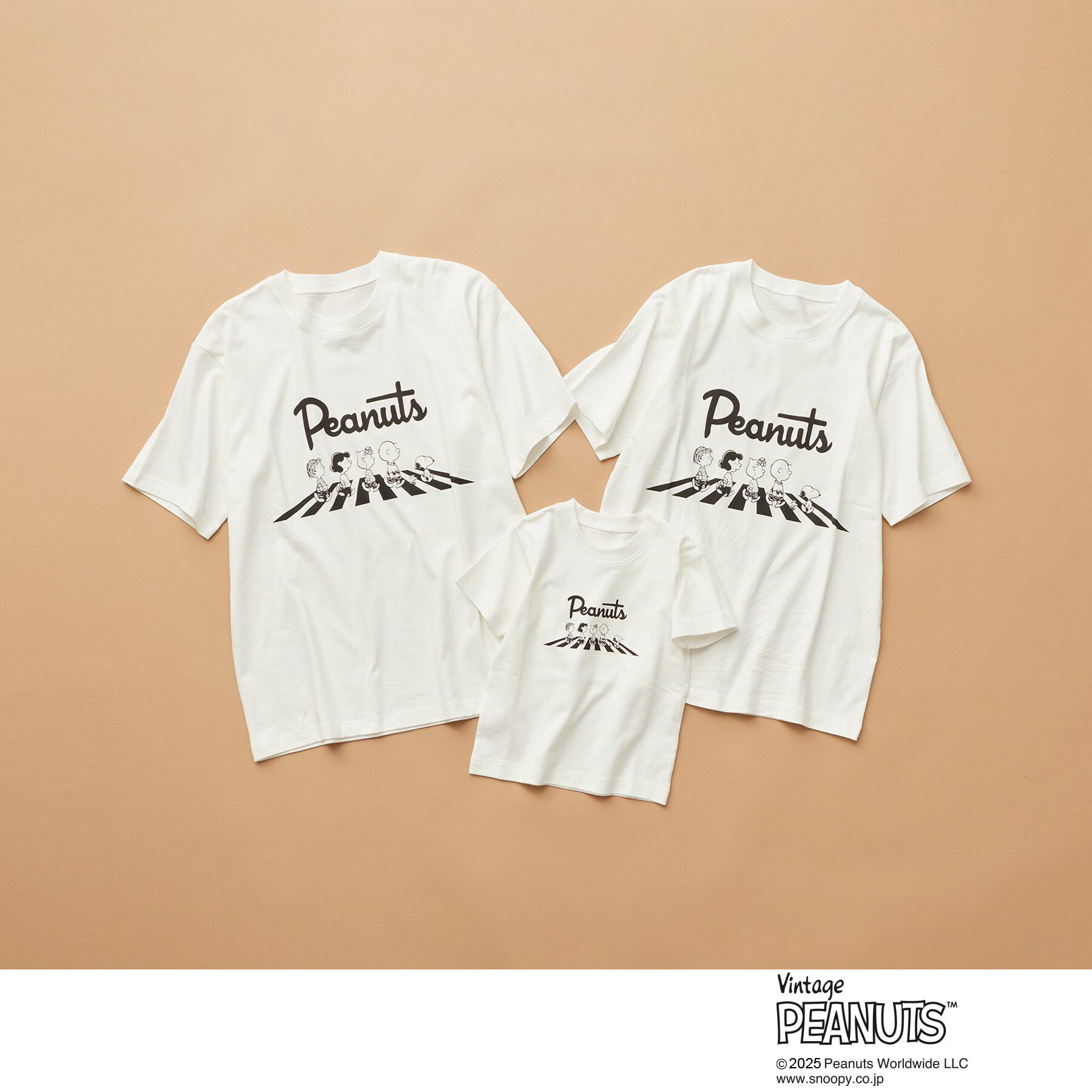 THE SHOP TK「75周年PEANUTSデザイン半袖Tシャツ」|Tシャツ・カットソー|