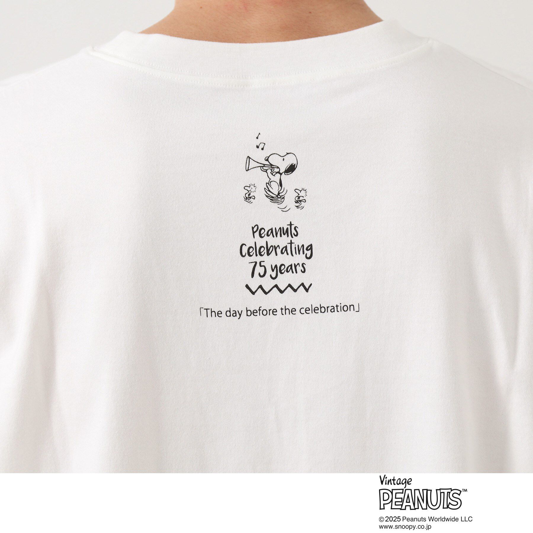 THE SHOP TK「75周年PEANUTSデザイン半袖Tシャツ」|Tシャツ・カットソー|