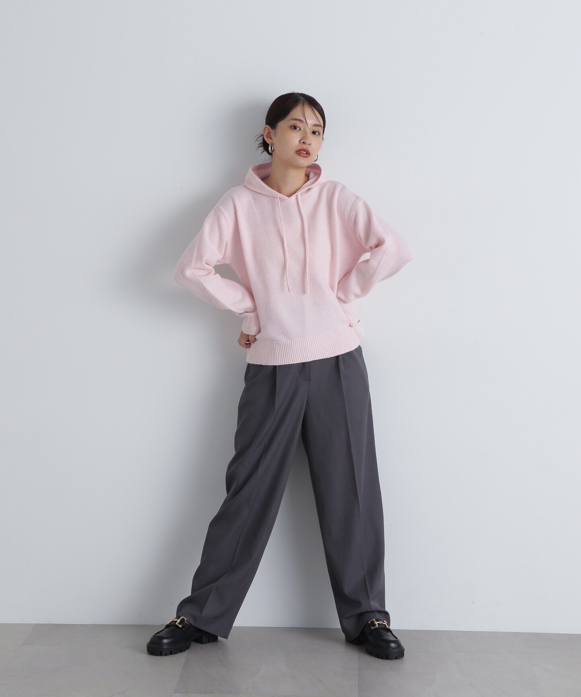  「ニットパーカー」|ニット・セーター|