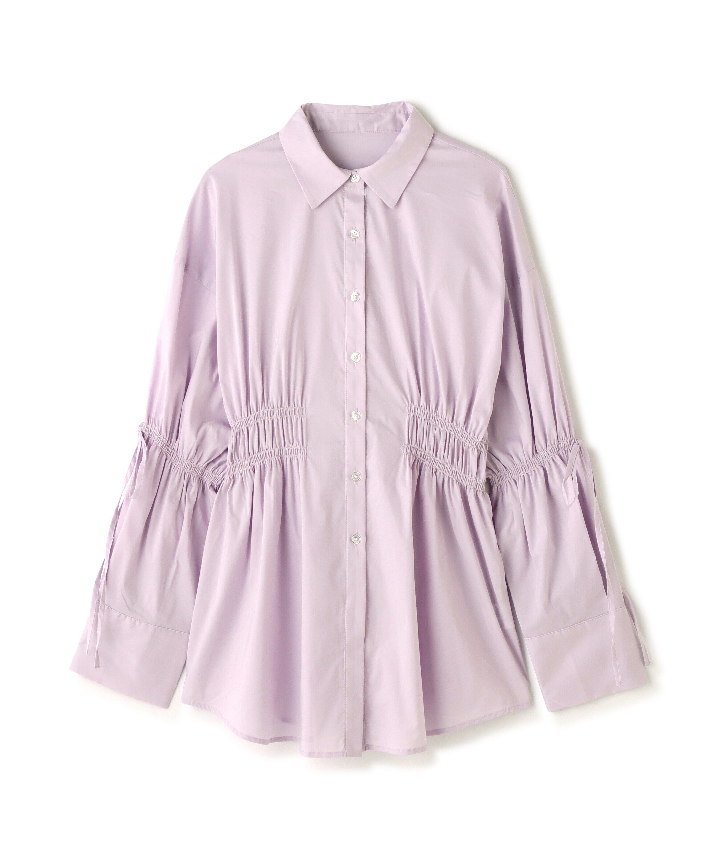  「ウエストシャーリングロングシャツ」|シャツ・ブラウス|