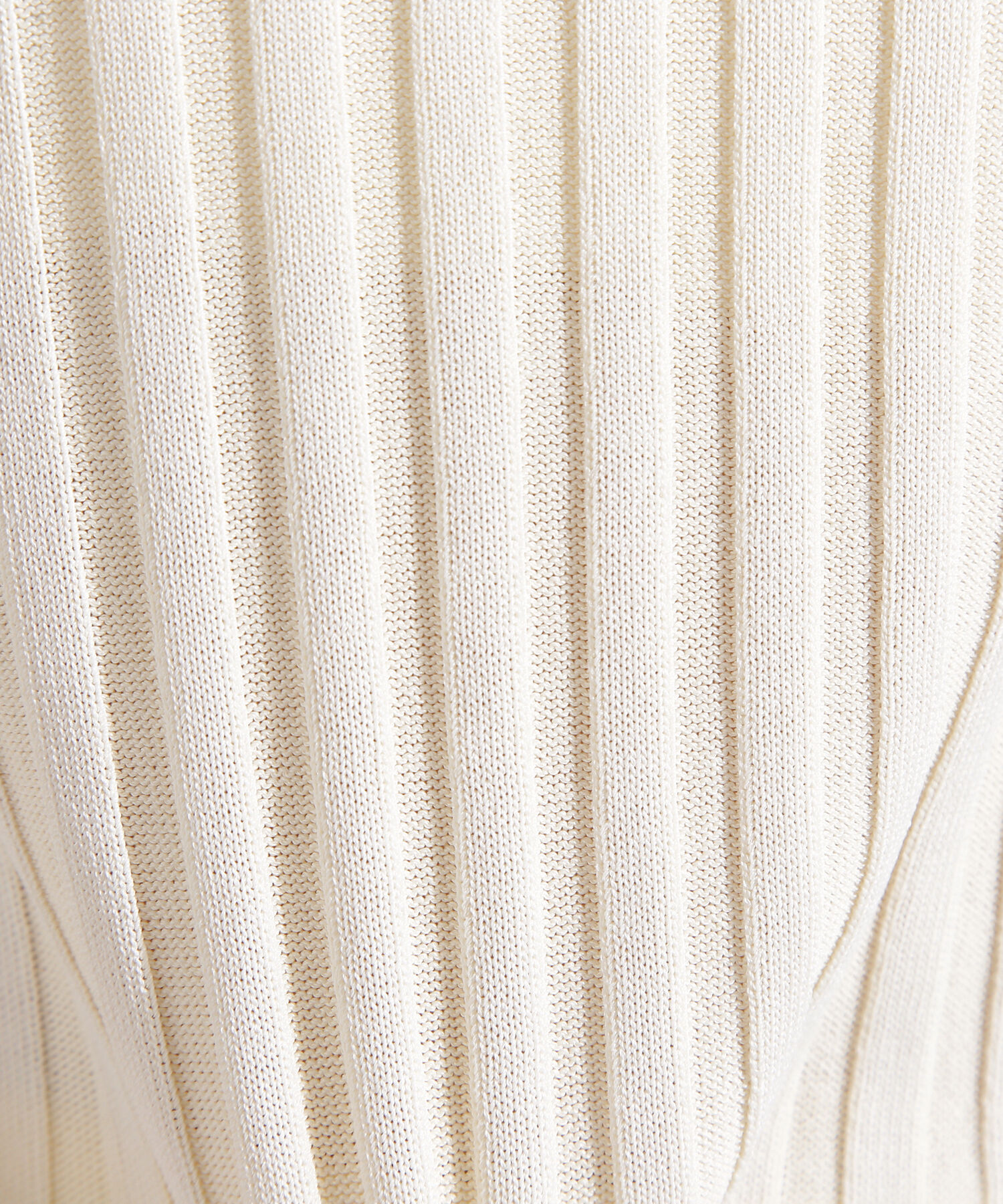  「半袖微配色リブニット」|ニット・セーター|