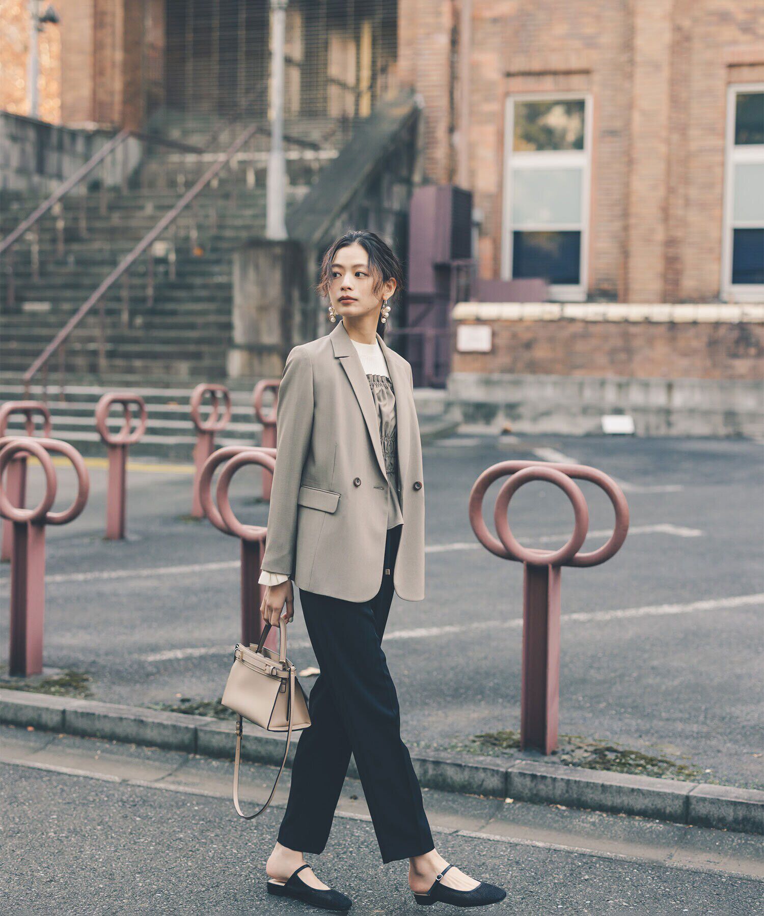  「シャーリングビスチェ」|シャツ・ブラウス|