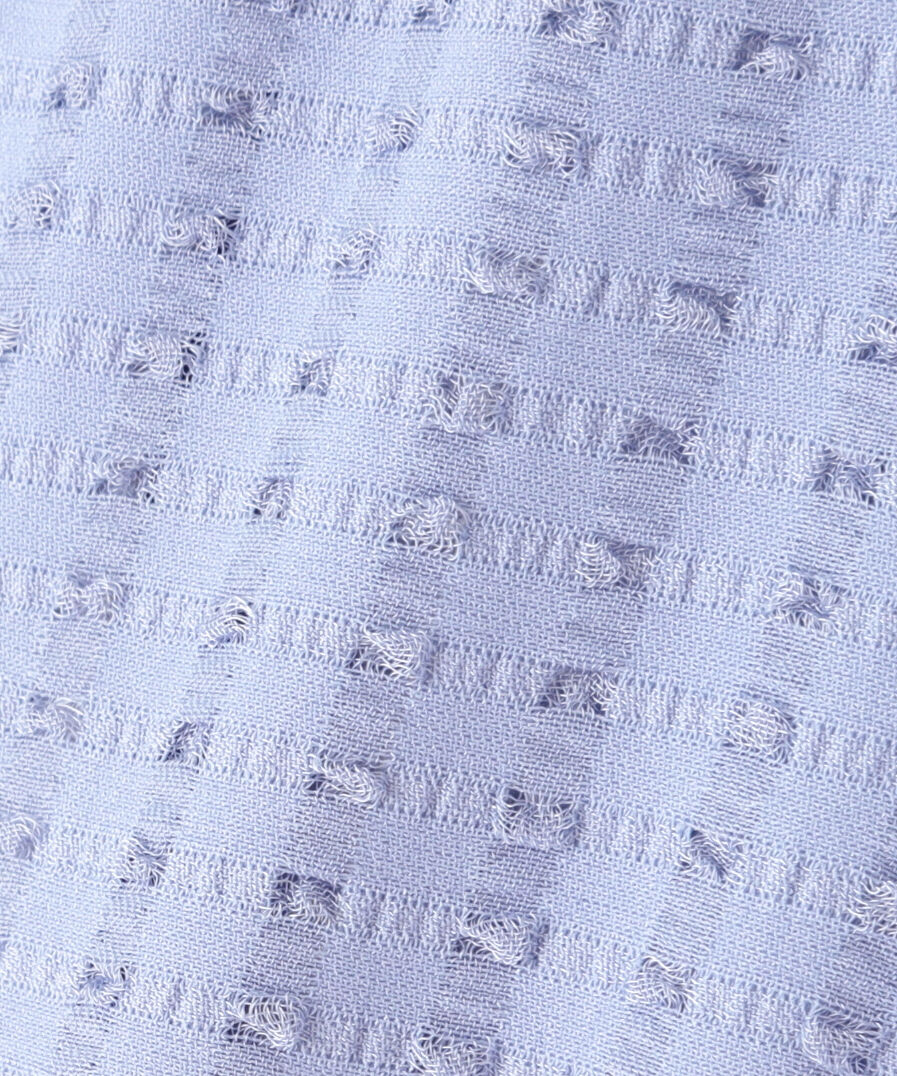  「シャツカラーサッカーワンピース」|ワンピース|