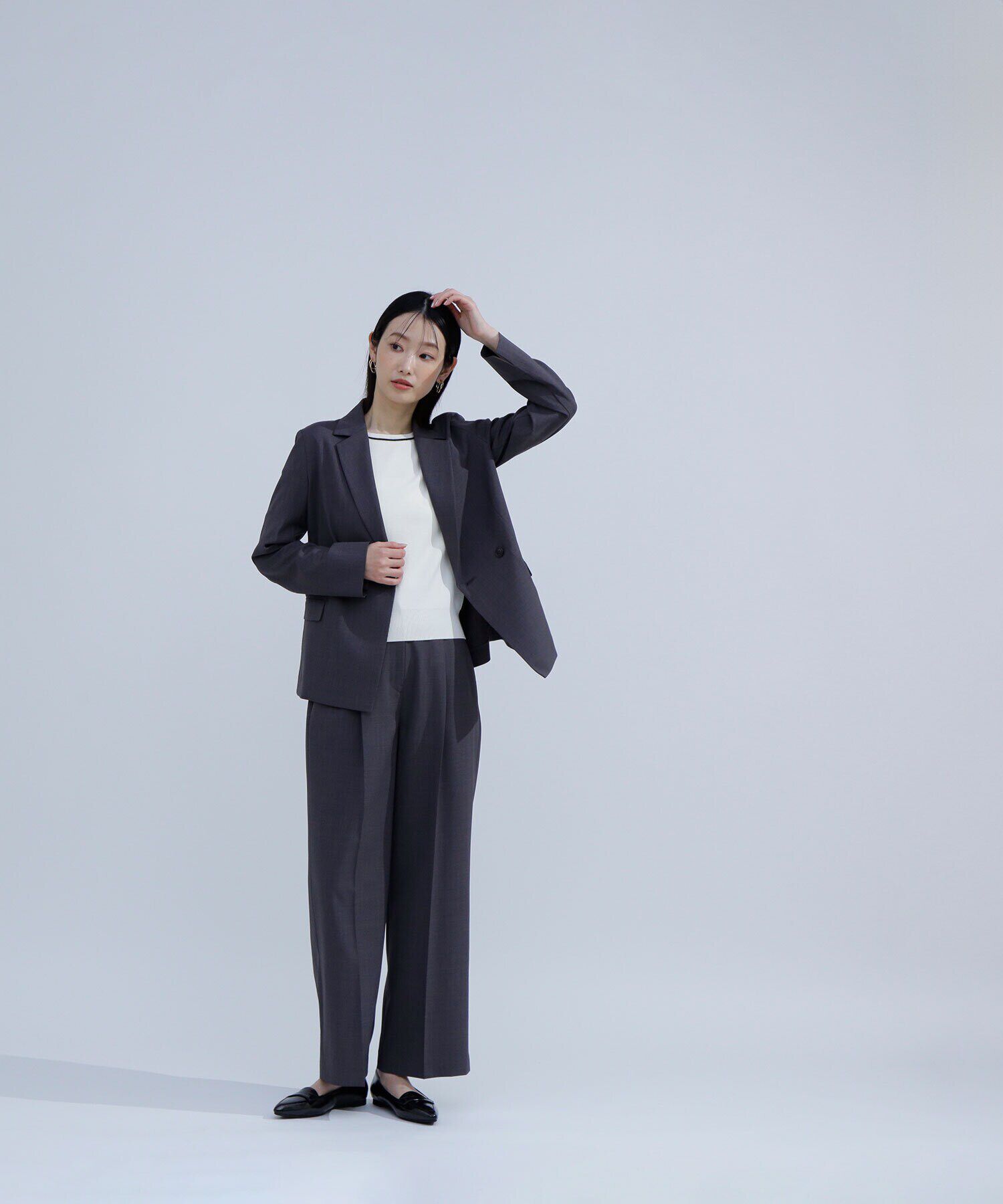  「リネンライク SETUP ダブルブレストジャケット」|その他|