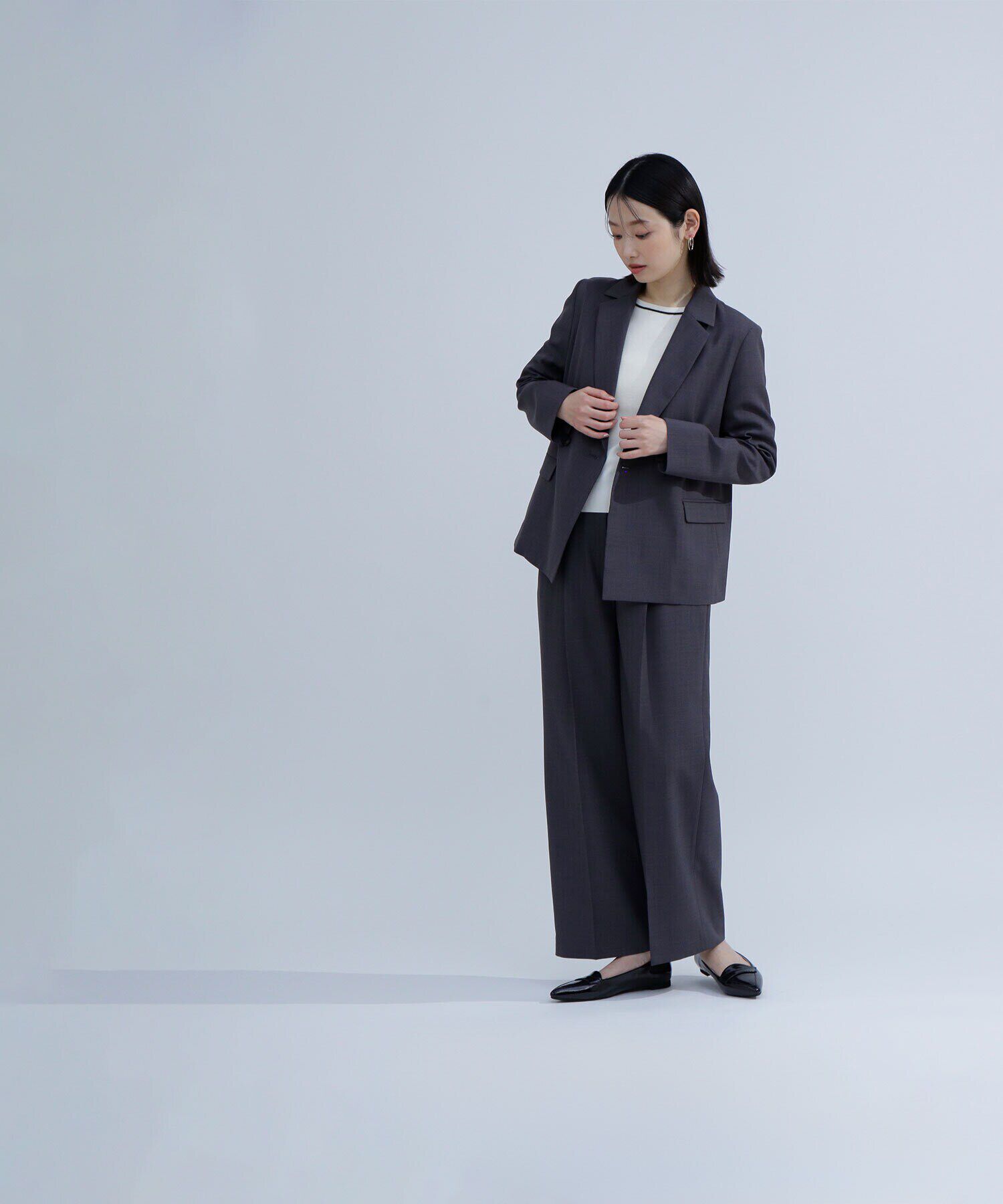  「リネンライク SETUP ダブルブレストジャケット」|その他|