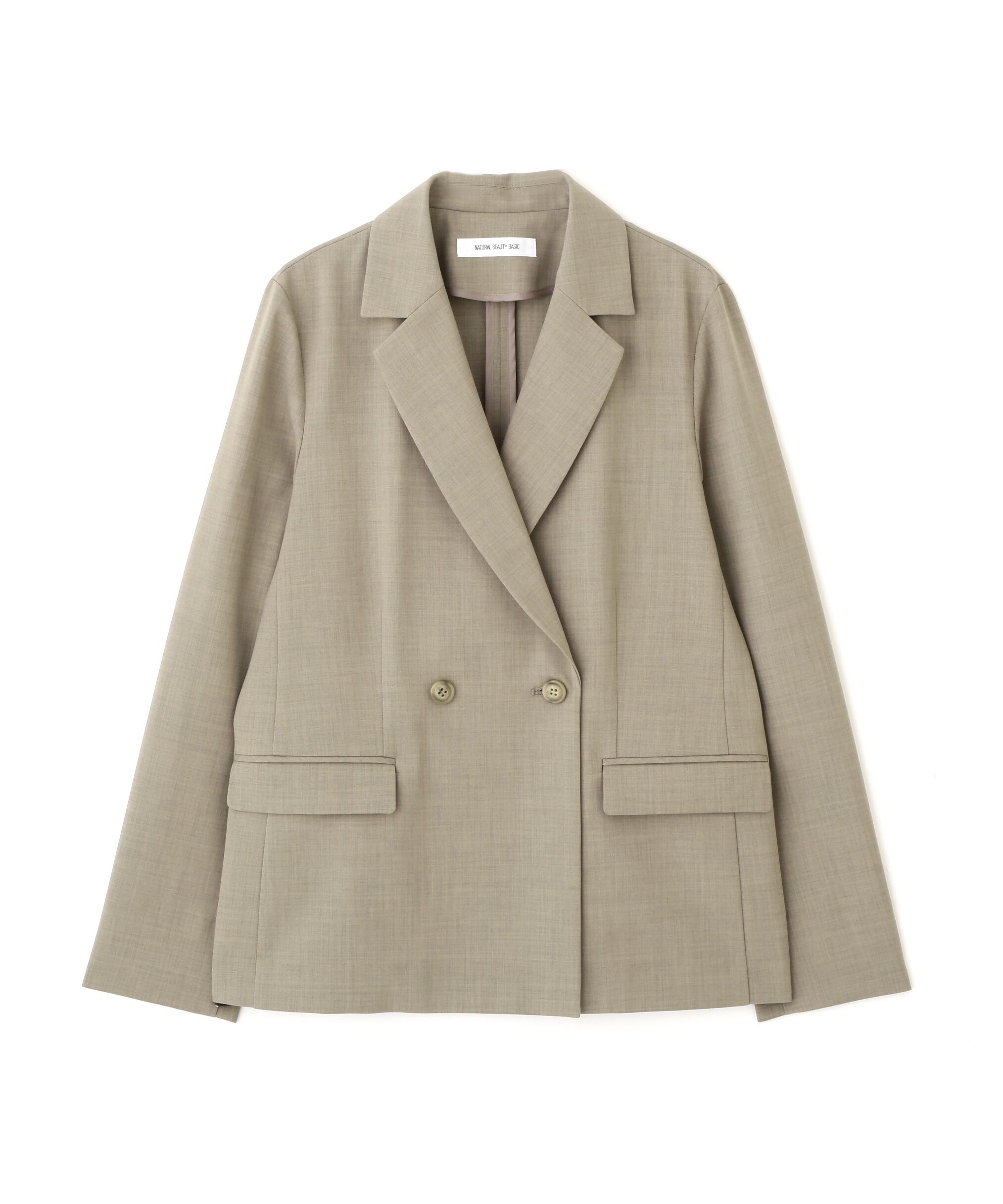  「リネンライク SETUP ダブルブレストジャケット」|その他|