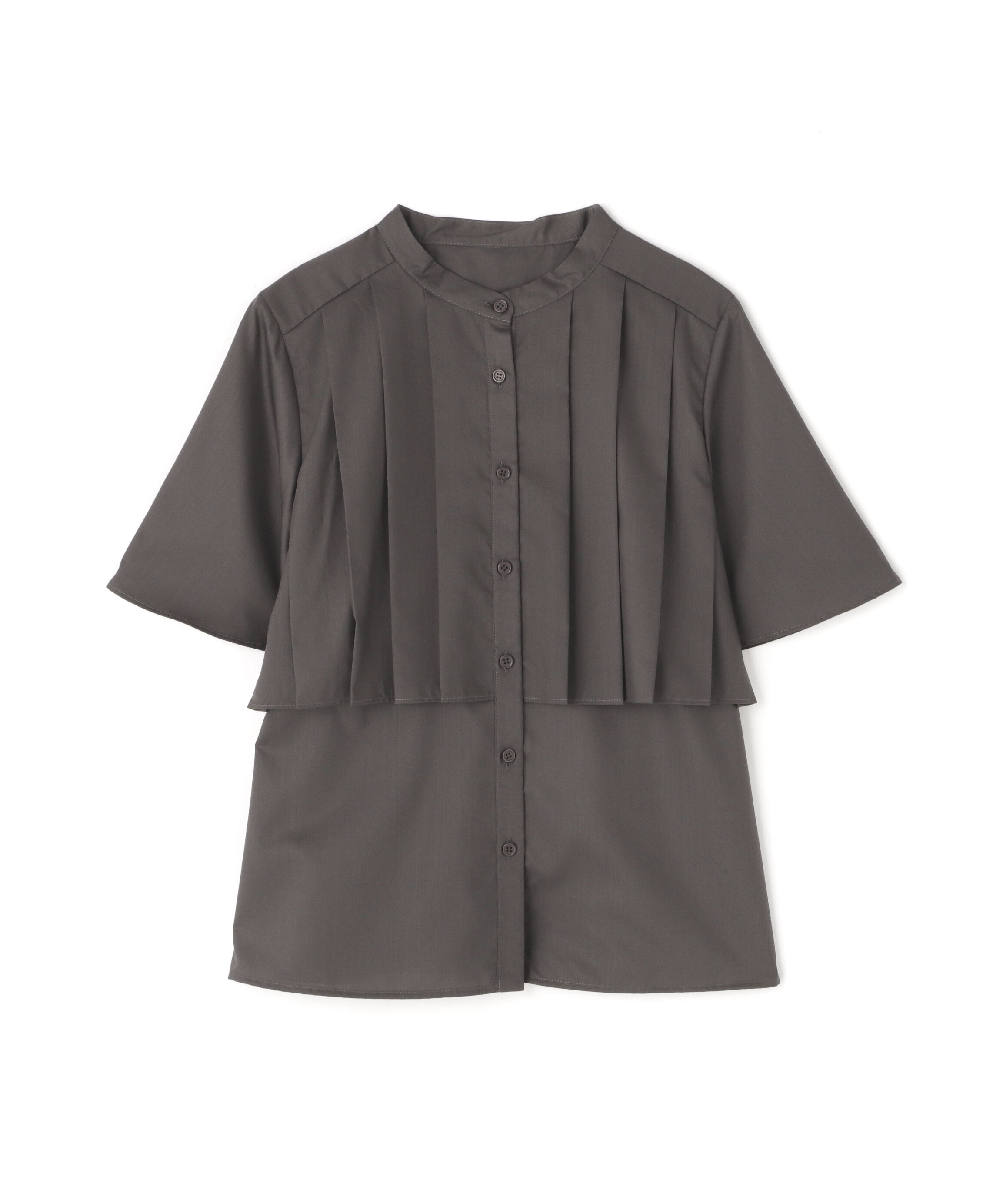  「ヨークプリーツブラウス」|シャツ・ブラウス|