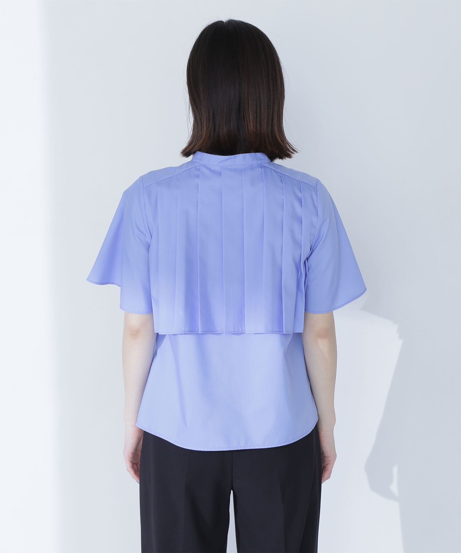  「ヨークプリーツブラウス」|シャツ・ブラウス|