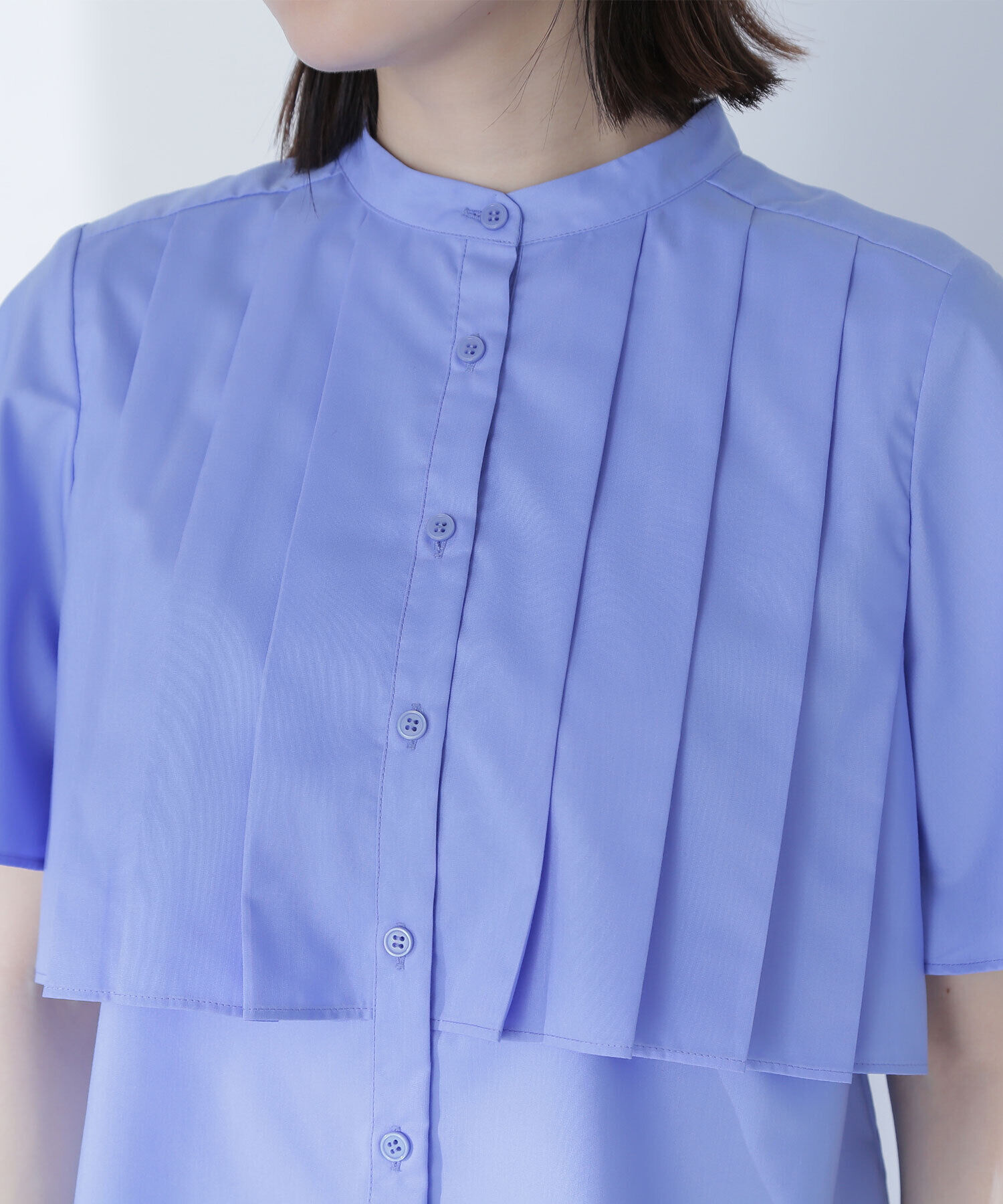  「ヨークプリーツブラウス」|シャツ・ブラウス|