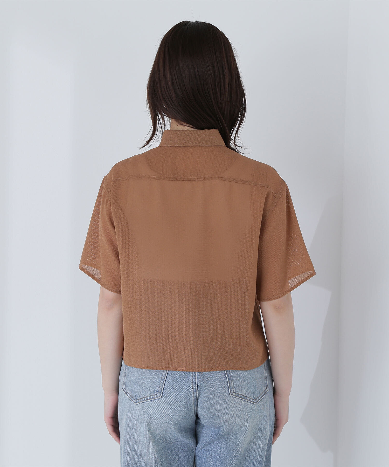  「ダブルポケットメッシュシャツ」|シャツ・ブラウス|