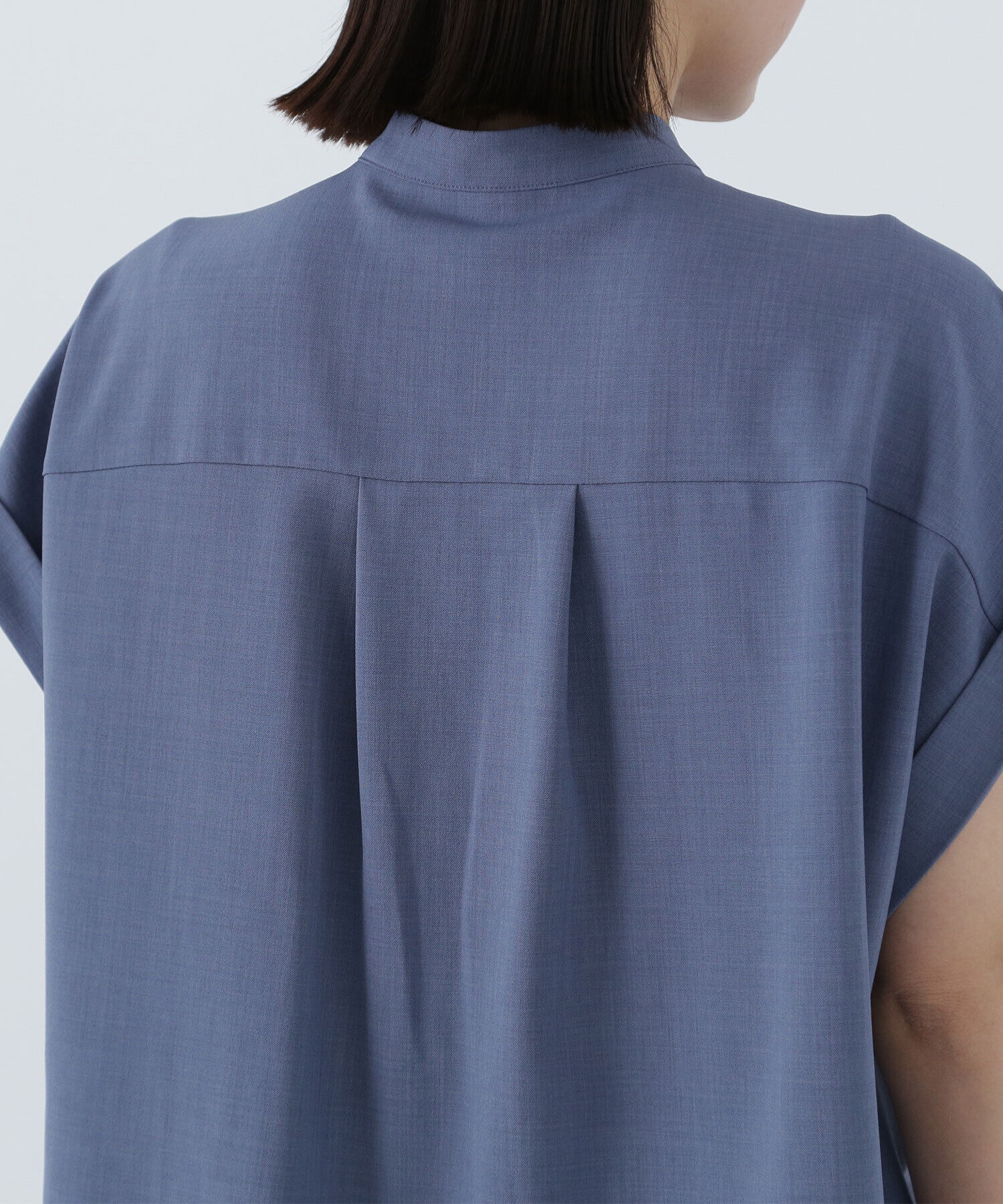  「ドライタッチダブルポケットブラウス」|シャツ・ブラウス|