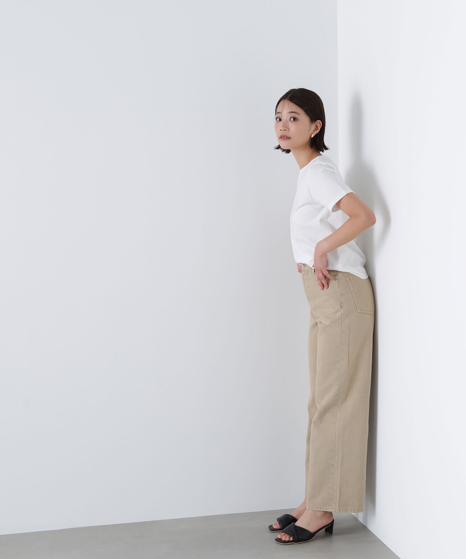  「ワンポイントコンパクトTシャツ」|Tシャツ・カットソー|