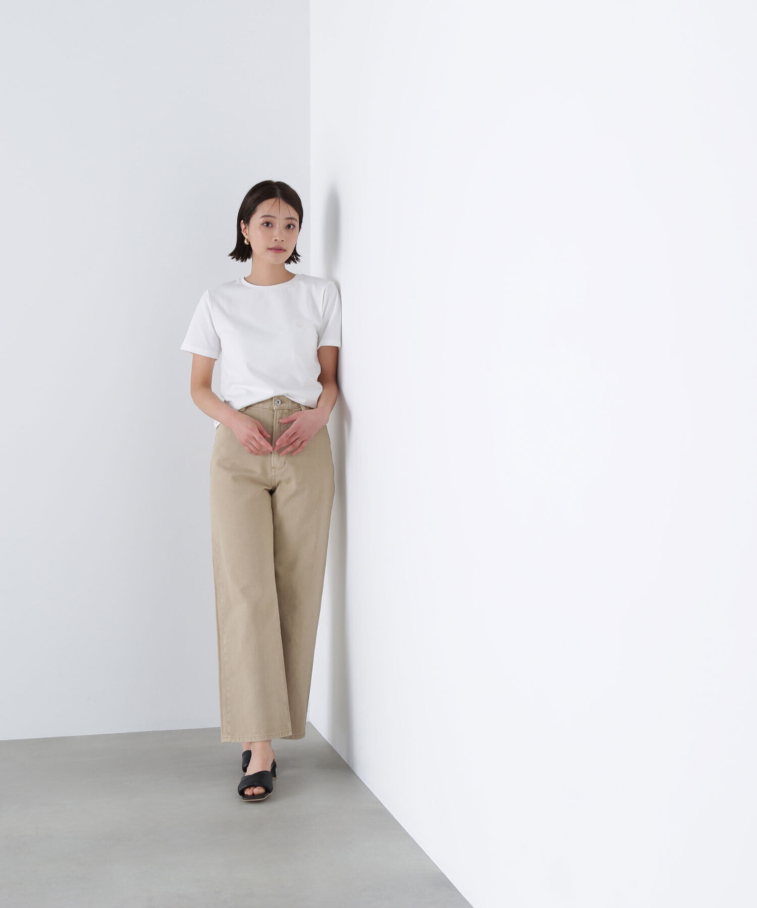  「ワンポイントコンパクトTシャツ」|Tシャツ・カットソー|