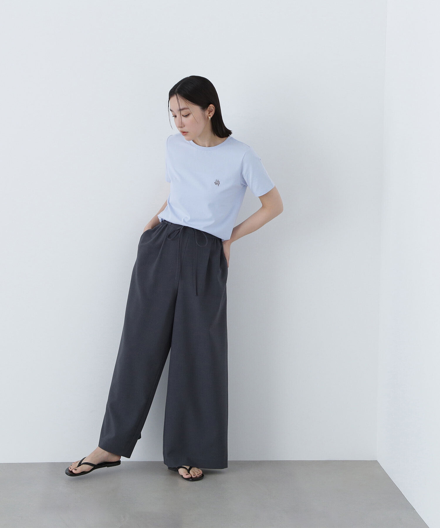  「ワンポイントコンパクトTシャツ」|Tシャツ・カットソー|