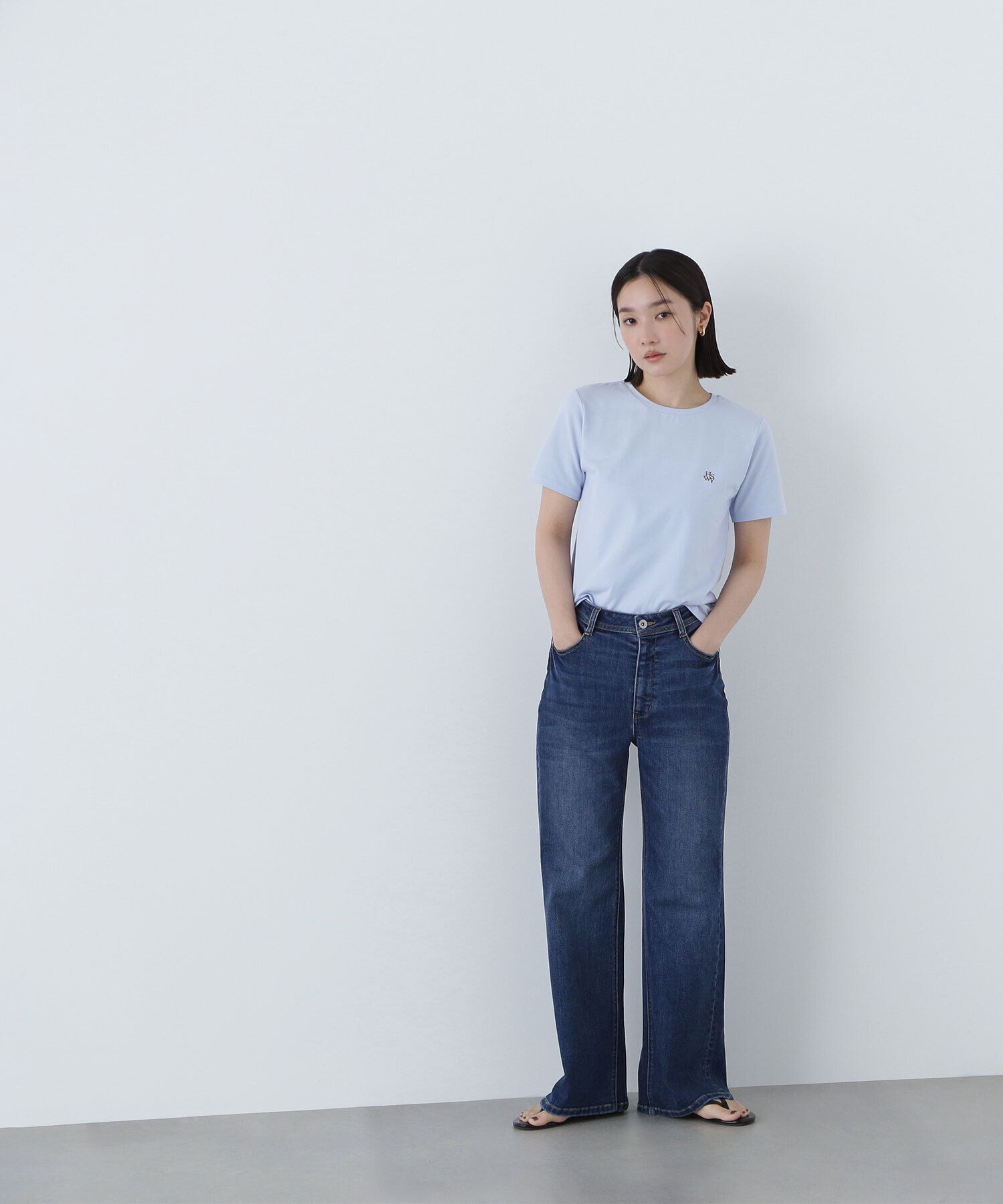  「ワンポイントコンパクトTシャツ」|Tシャツ・カットソー|