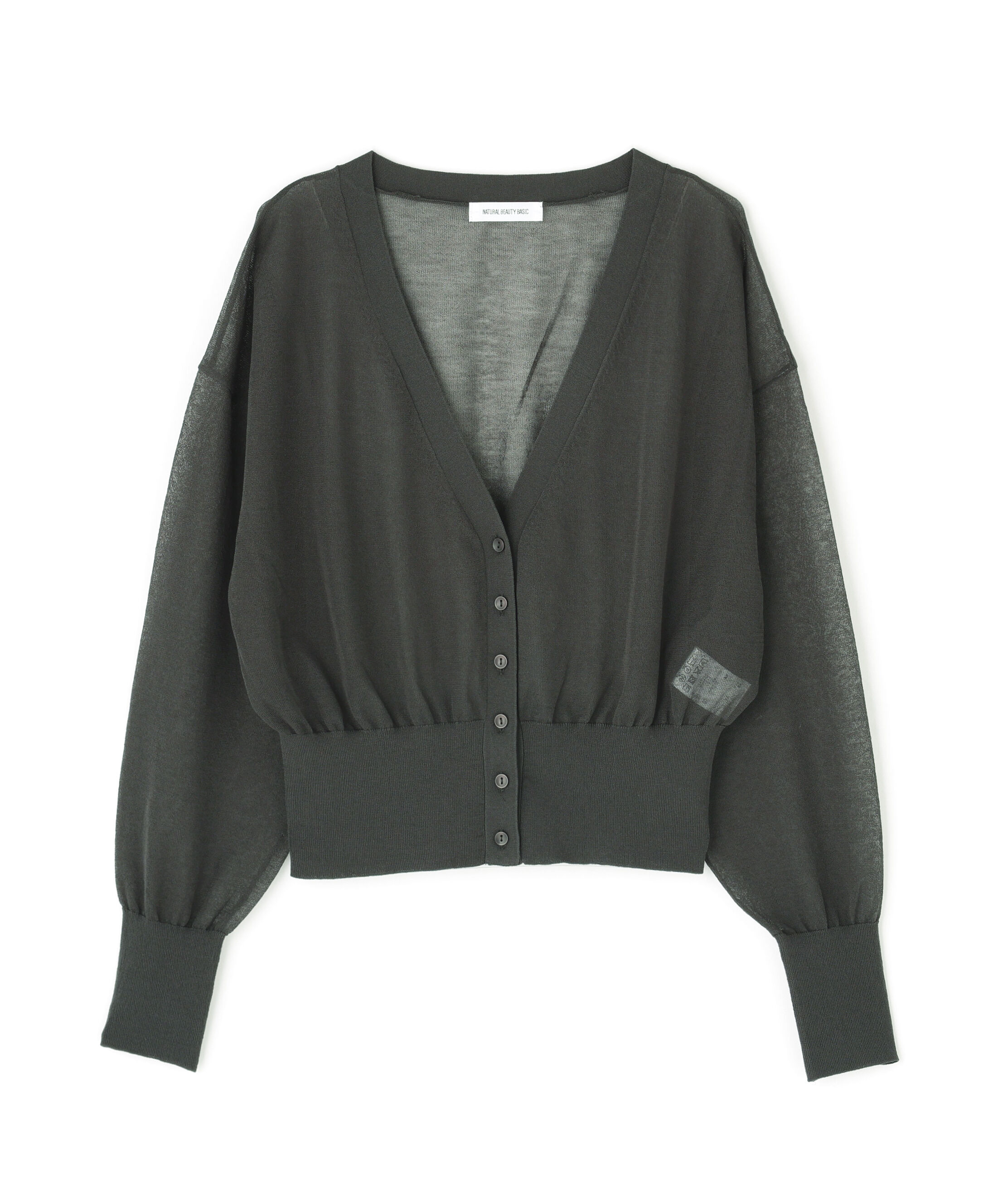  「ベーシックシアーカーディガン」|ニット・セーター|