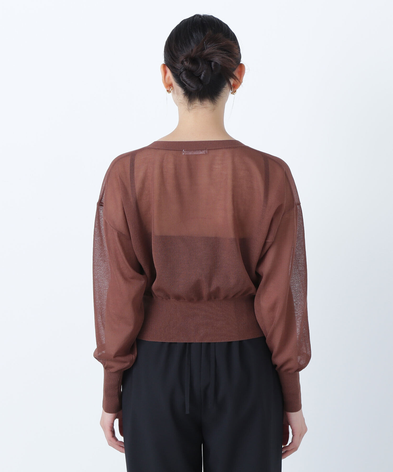  「ベーシックシアーカーディガン」|ニット・セーター|